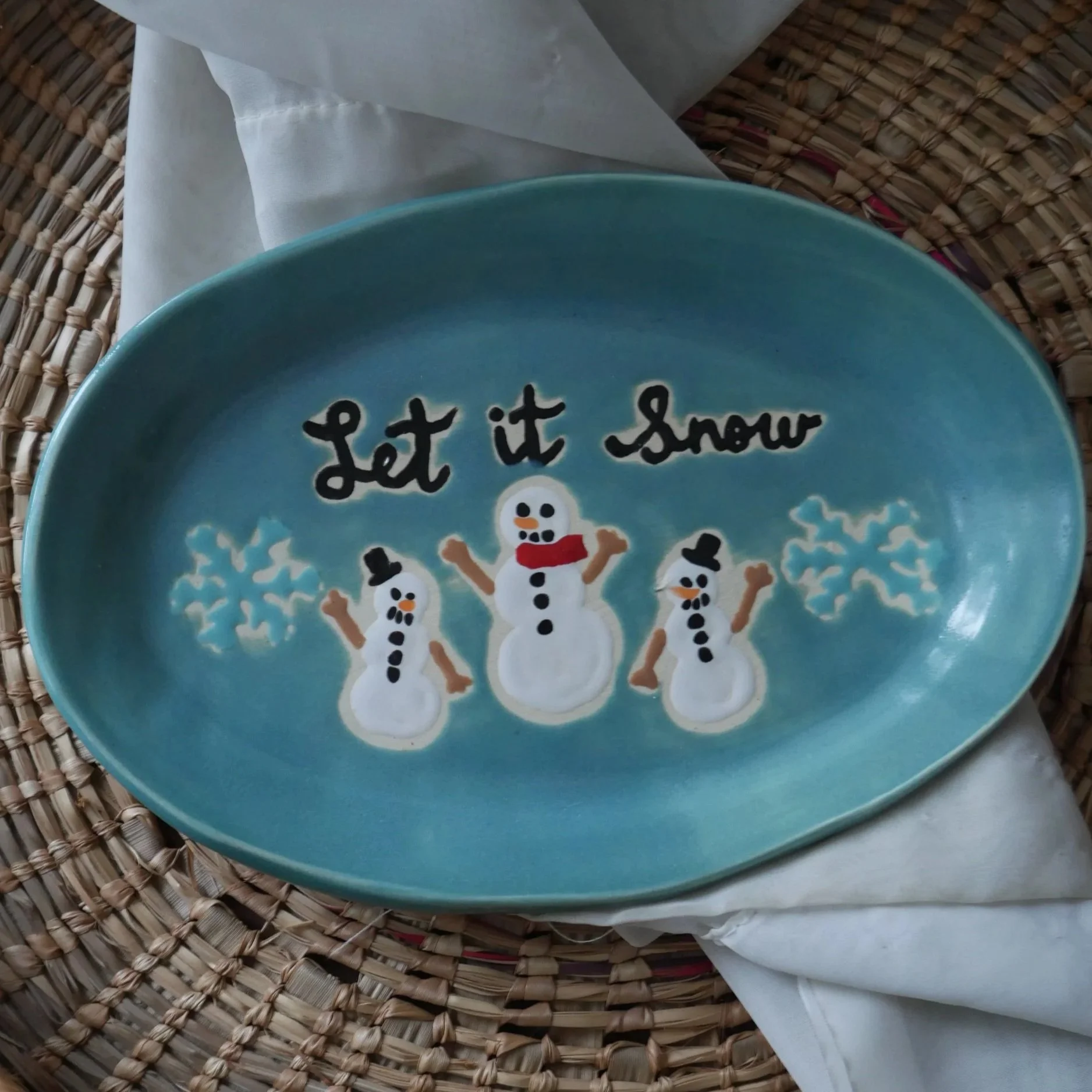 "Let it Snow" Tray
