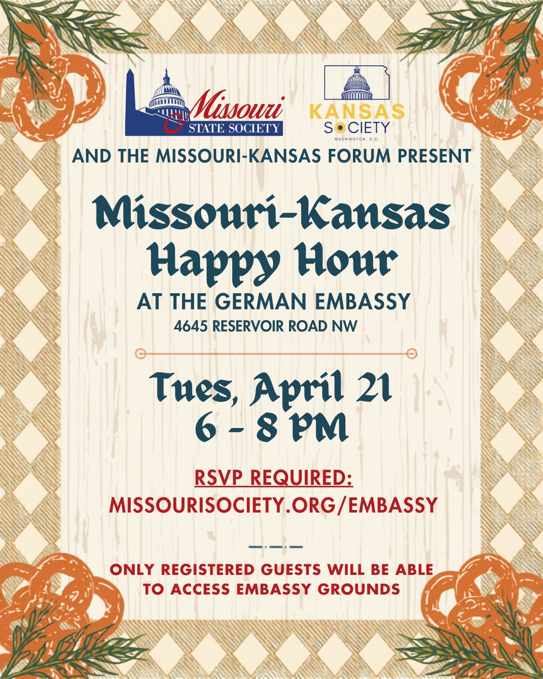 MO/KS Happy Hour at the German Embassy