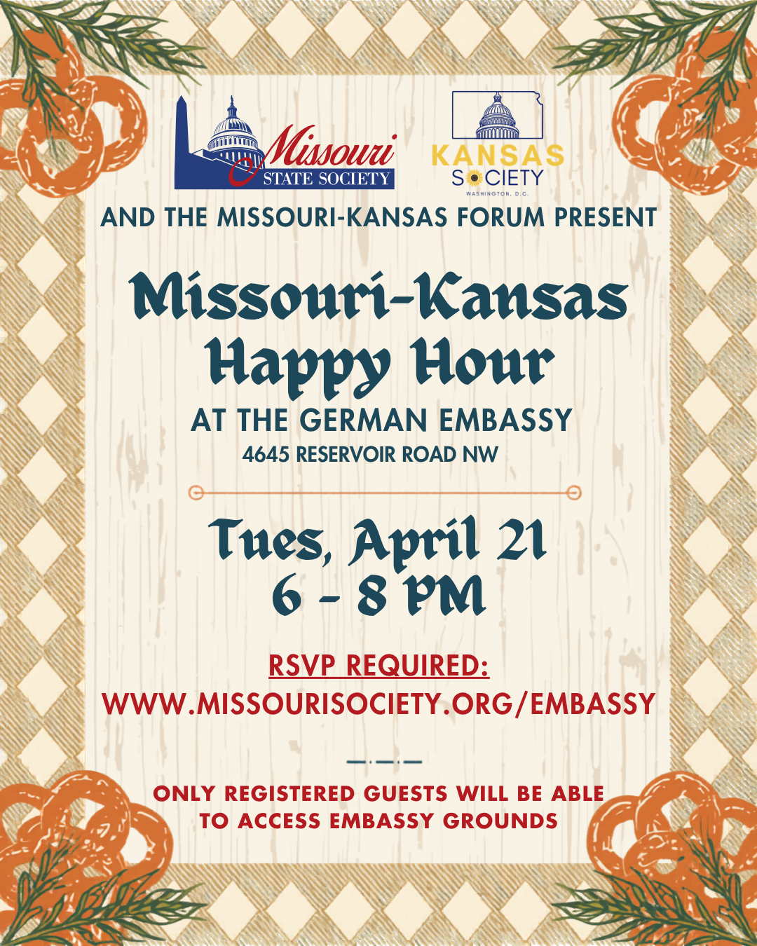 MO/KS Happy Hour at the German Embassy