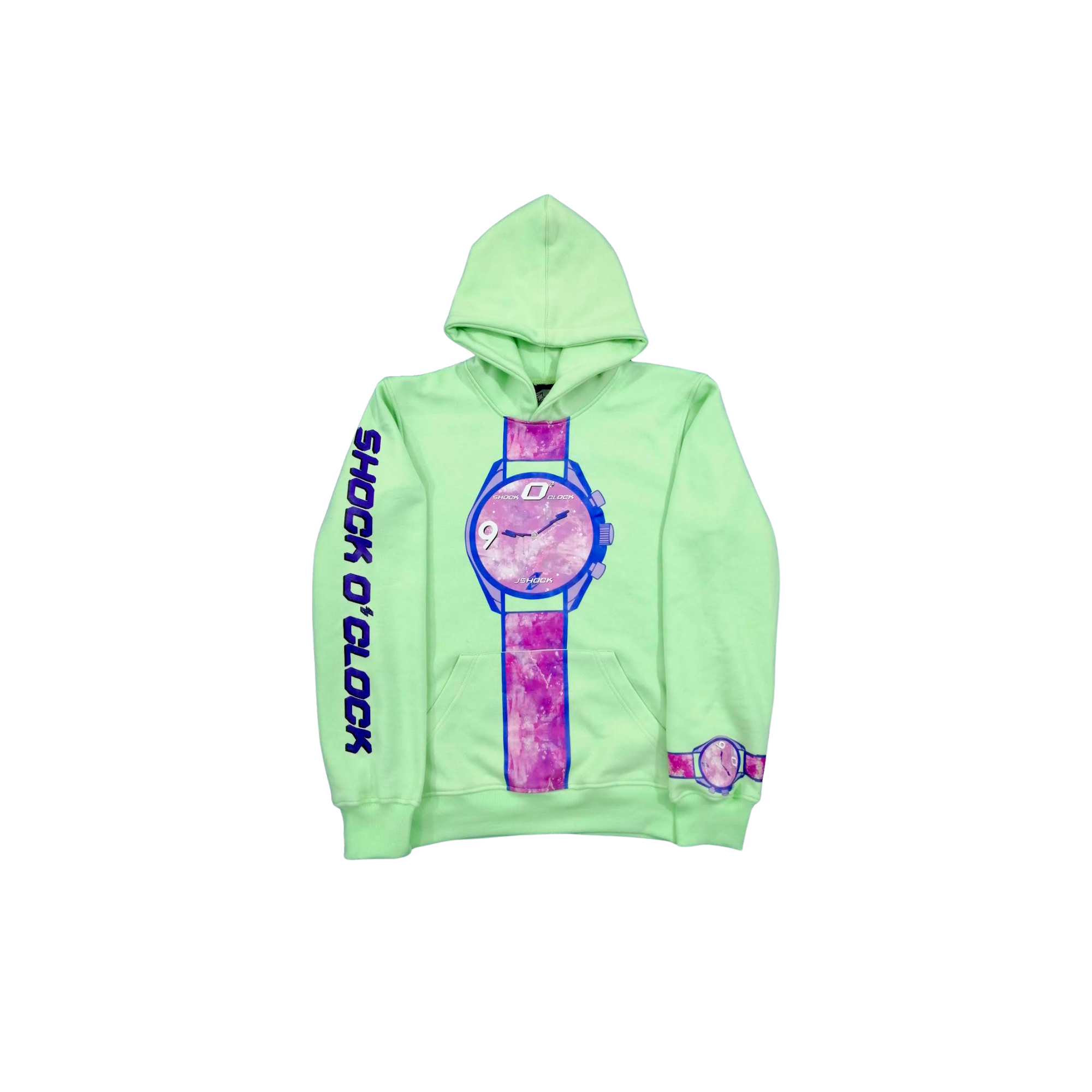 Green Shock O'Clock Hoodie