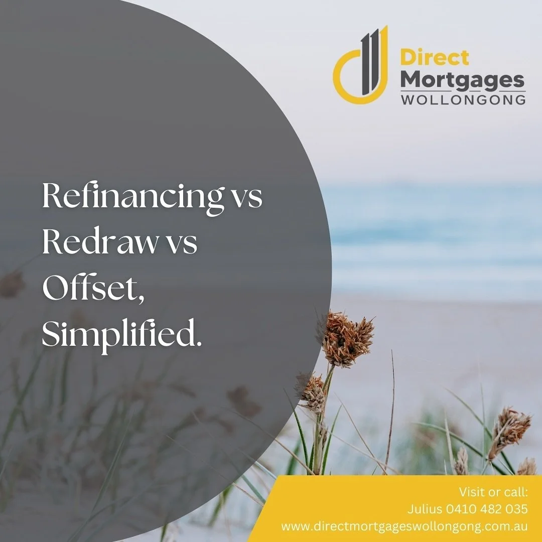 Offset, Redraw or Refinance? Here&rsquo;s What Could Work for You 

#DirectMortgagesWollongong
#WollongongLife
#SmartMoneyMoves
#MortgageMadeSimple
#RefinanceSmart
#OffsetAccount
#RedrawFacility
#MortgageTipsAustralia
#HomeLoanHelp
#SaveOnInterest