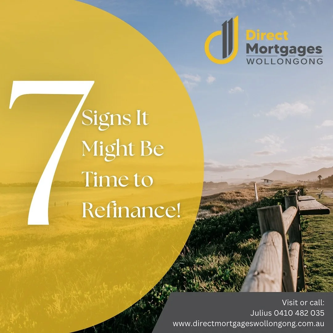 Wondering if it&rsquo;s time to refinance your home loan? Here are 7 clear signs it might be the right move.

Wollongong locals: let&rsquo;s see how much you could save.

Book your free home loan check-up now.
🔗 directmortgageswollongong.com.au

#Re