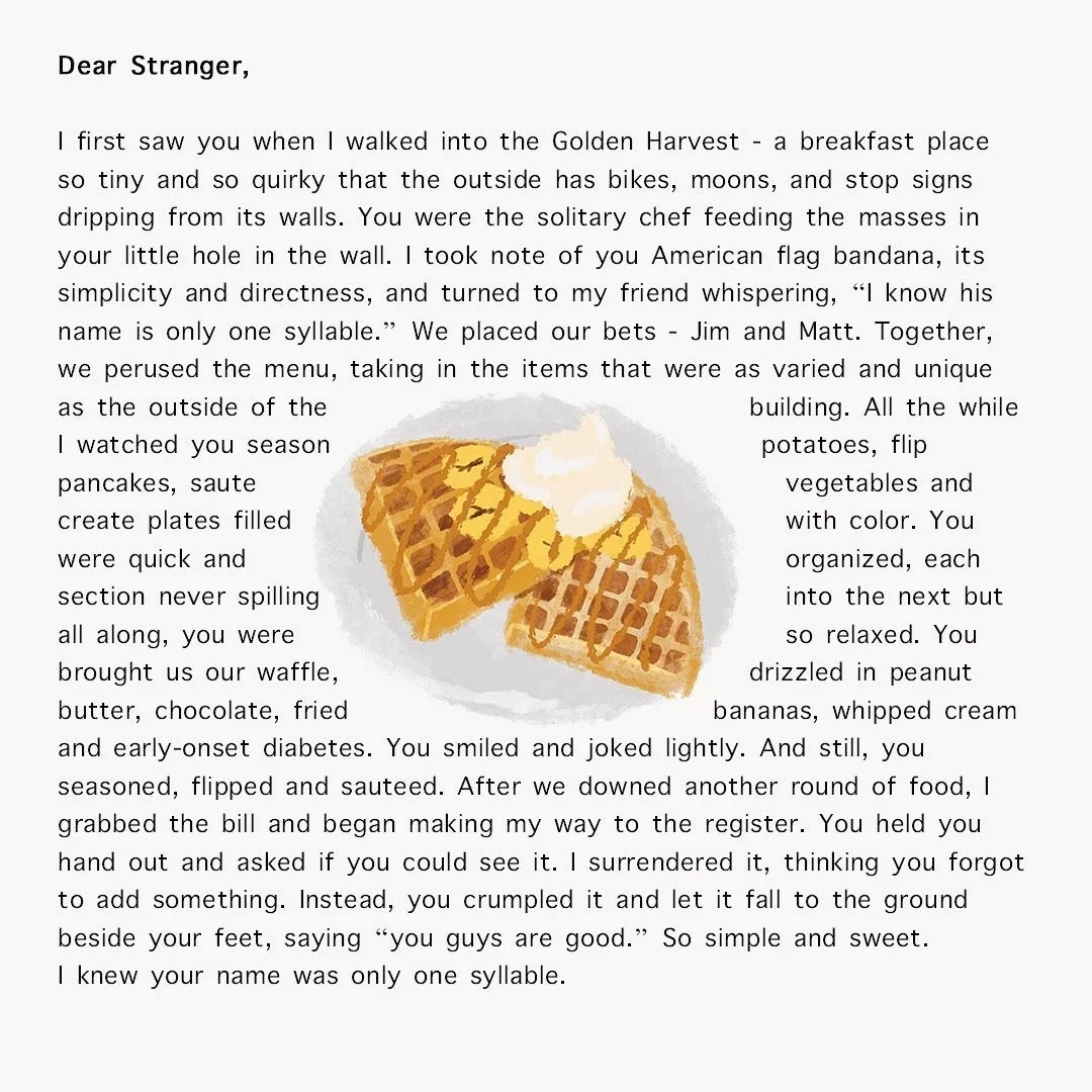 Nothing like making friends over flapjacks🥞