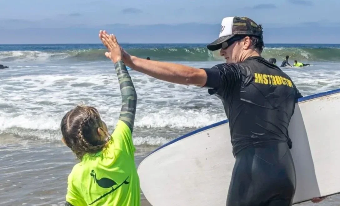 Surfing for young beginners