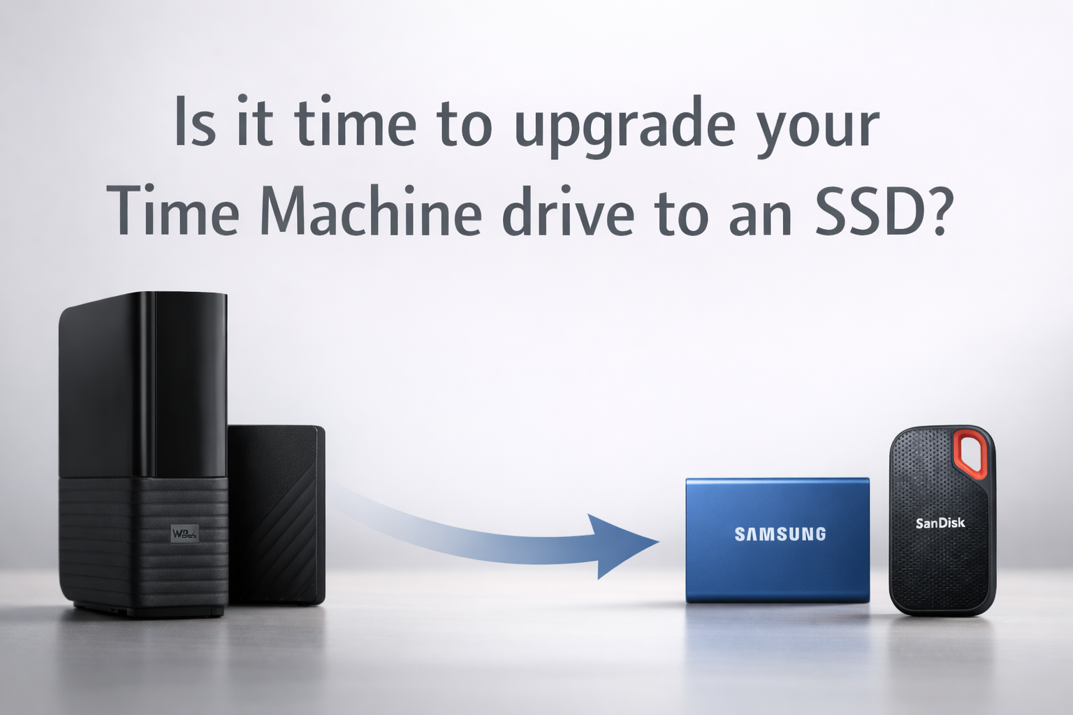 Now is a great time to upgrade your Time Machine drive to an SSD