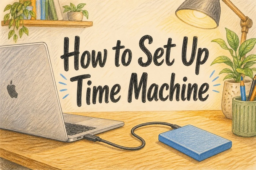 Set up Time Machine in macOS 26