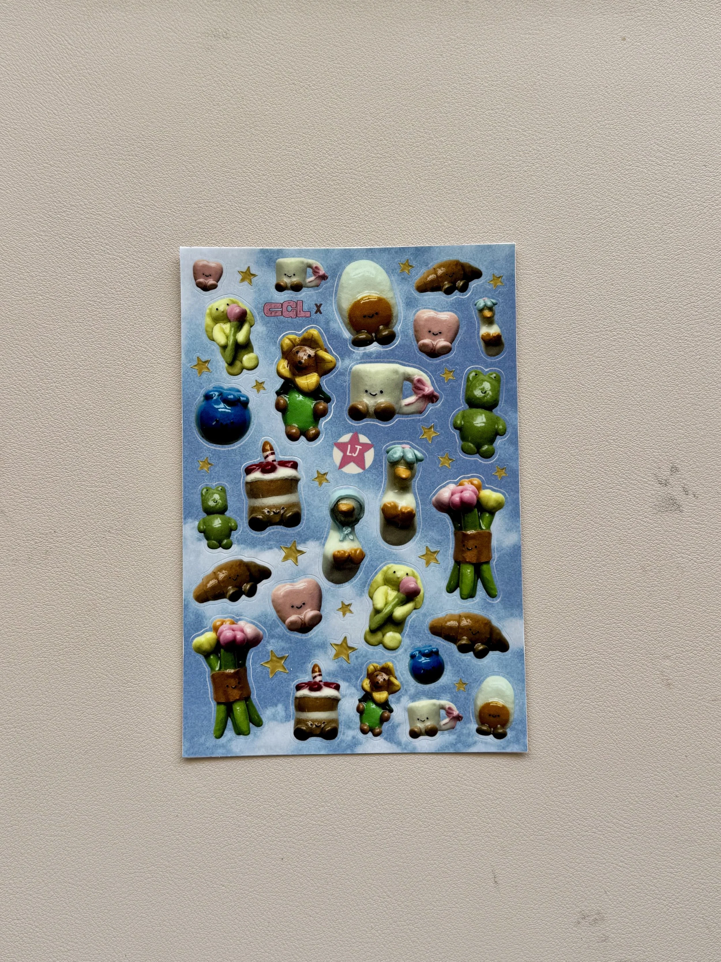 lilly jane art x CGL sticker sheet