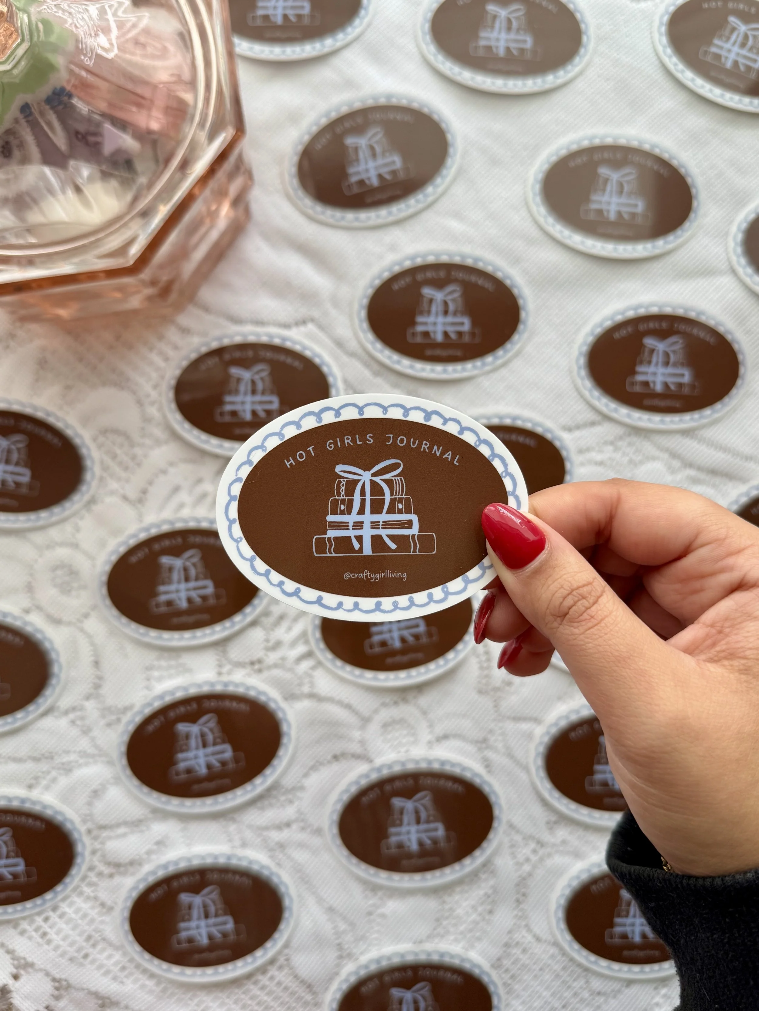 hot girls hobby sticker