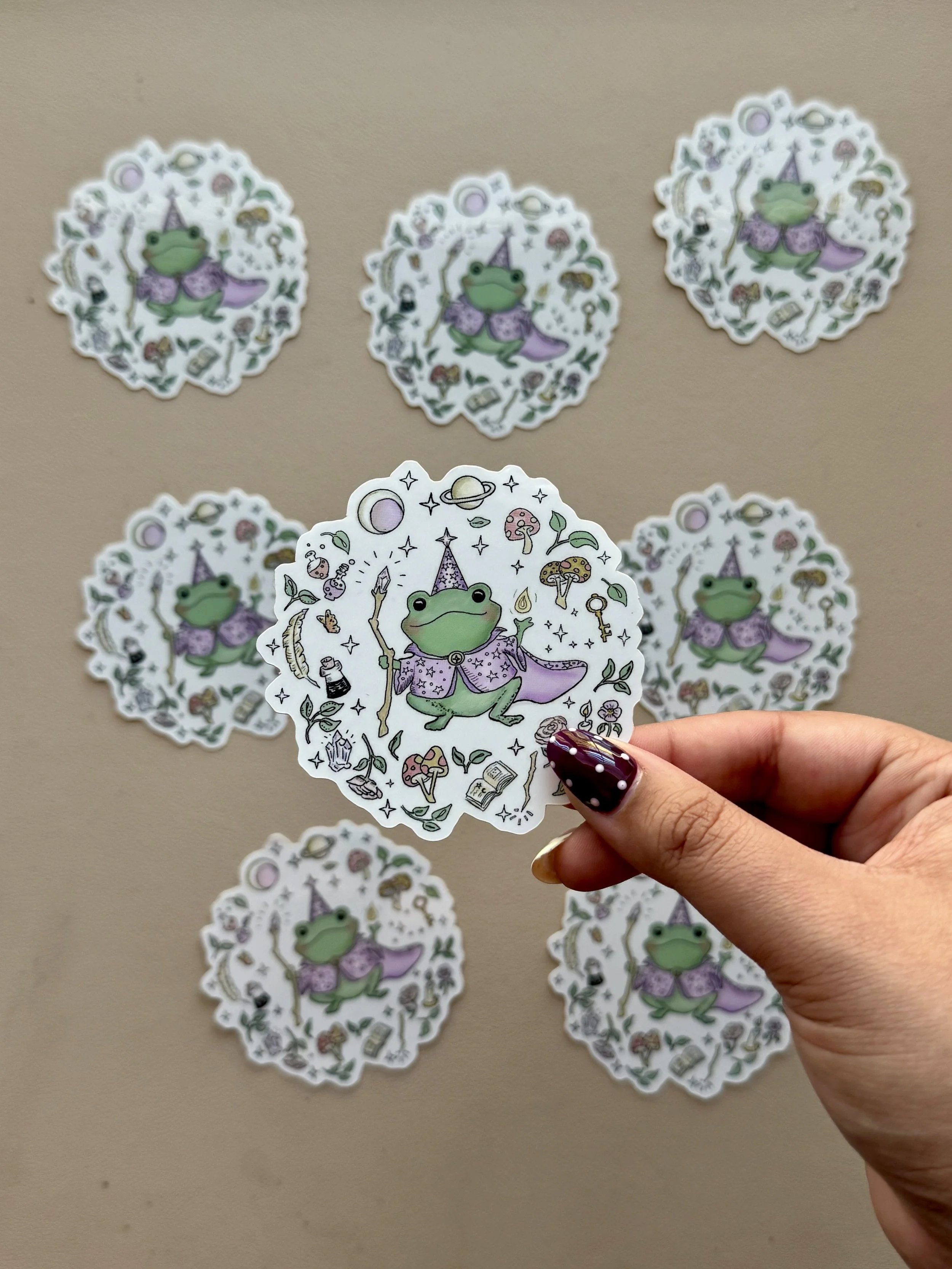 magic frog sticker