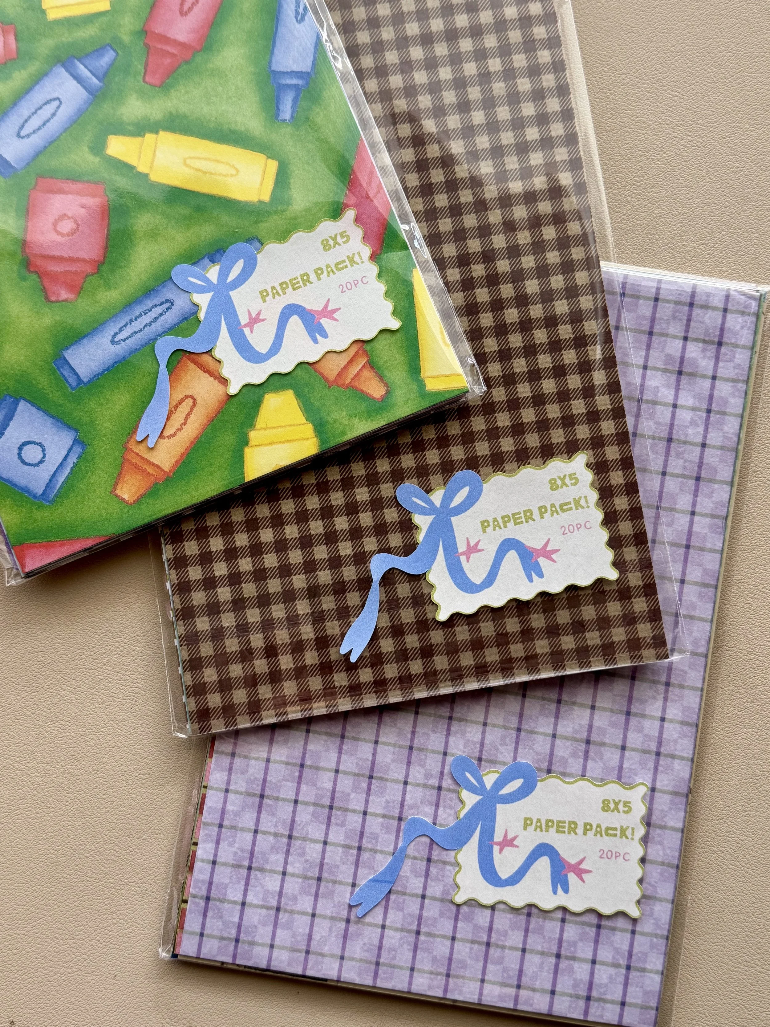 8x5 paper pack - 20 ct