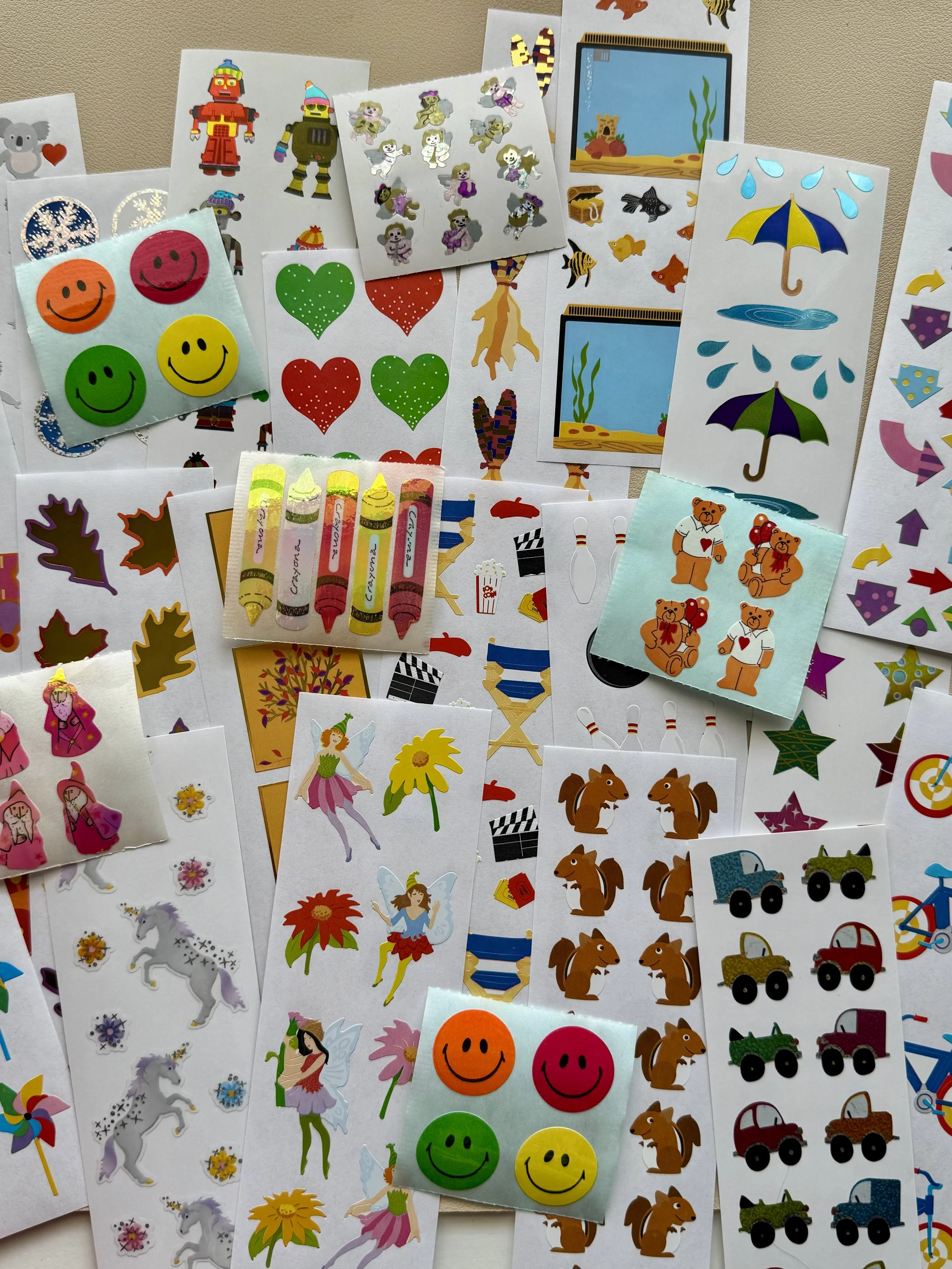 vintage sticker mystery pack