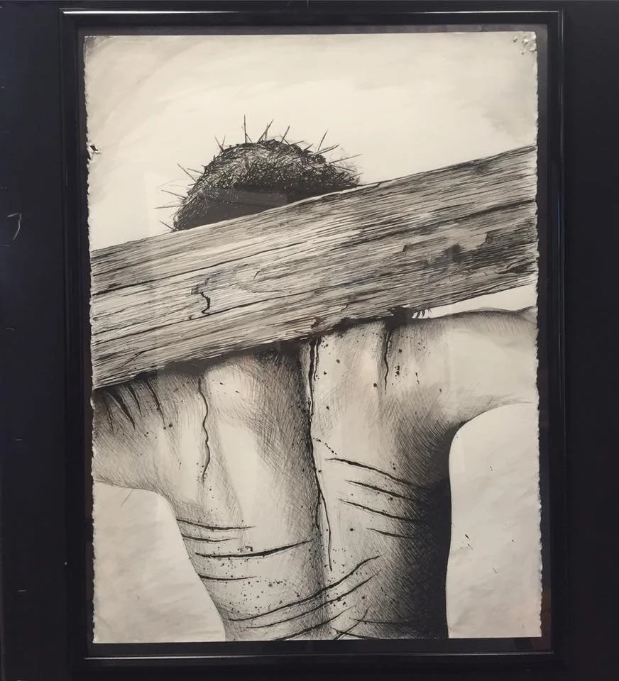 "Stations of the Cross"
Pen and Ink on Paper, 18x24"