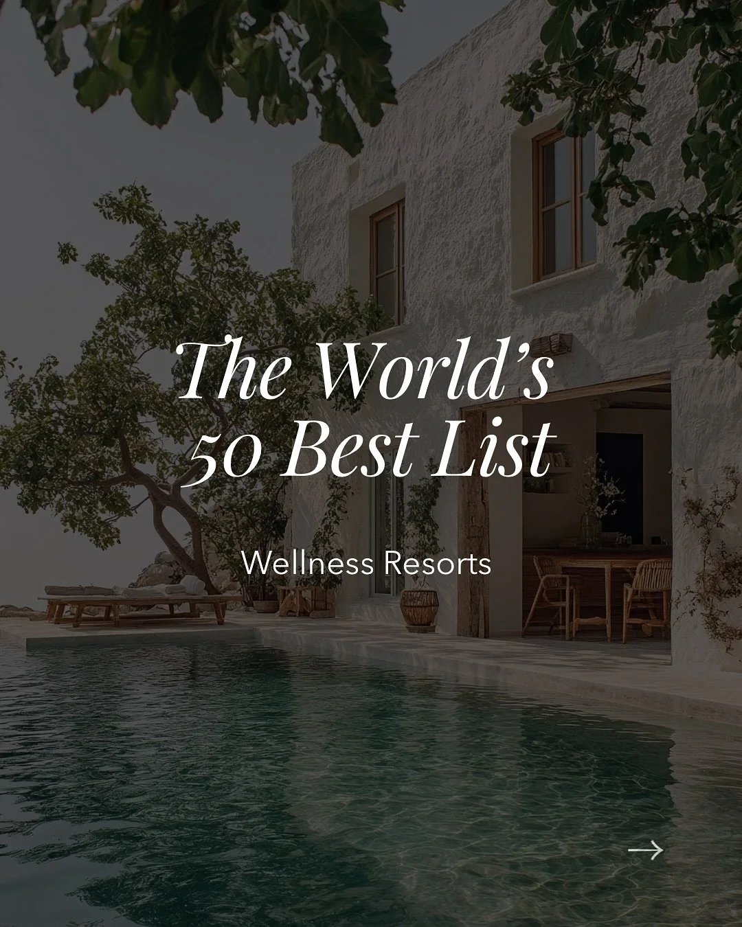 ✨ The @50best_hotels 2025 just dropped and among them, a few destinations redefine what &ldquo;wellness&rdquo; truly means.
From cenote healing in Yucat&aacute;n to barefoot serenity in the Maldives, these sanctuaries remind us that luxury isn&rsquo;