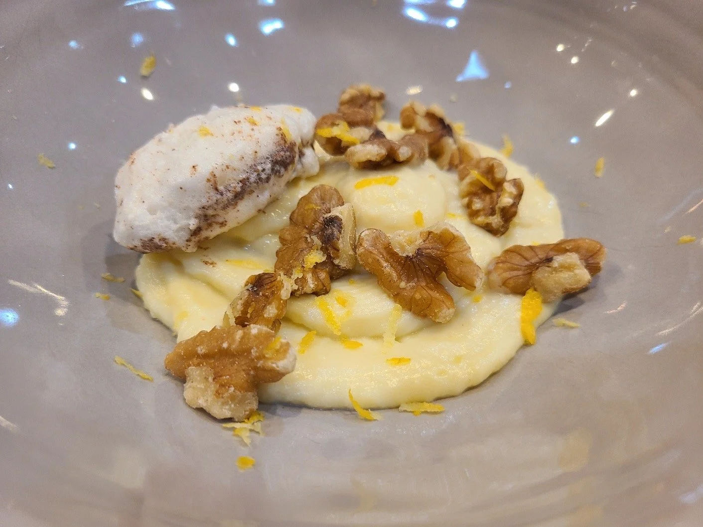 Plated dish