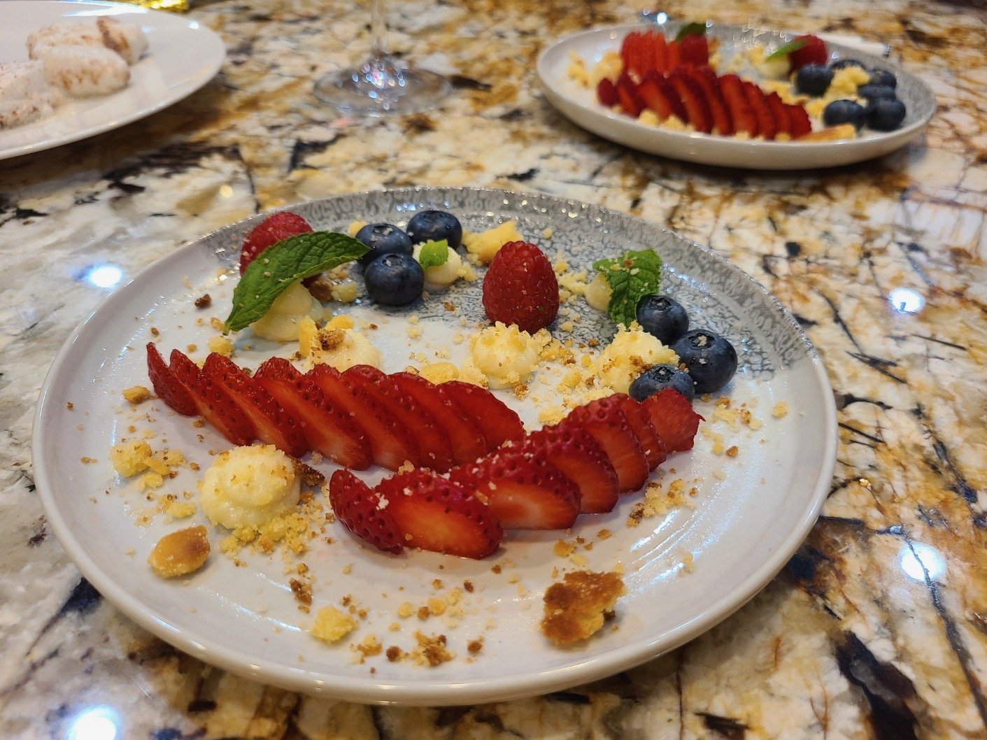 Plated dish