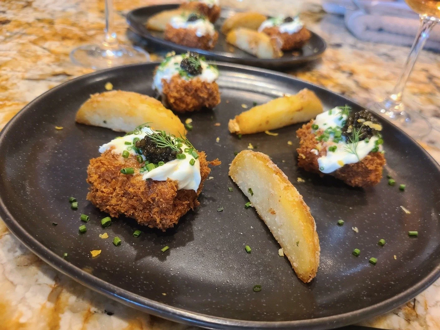 Plated dish