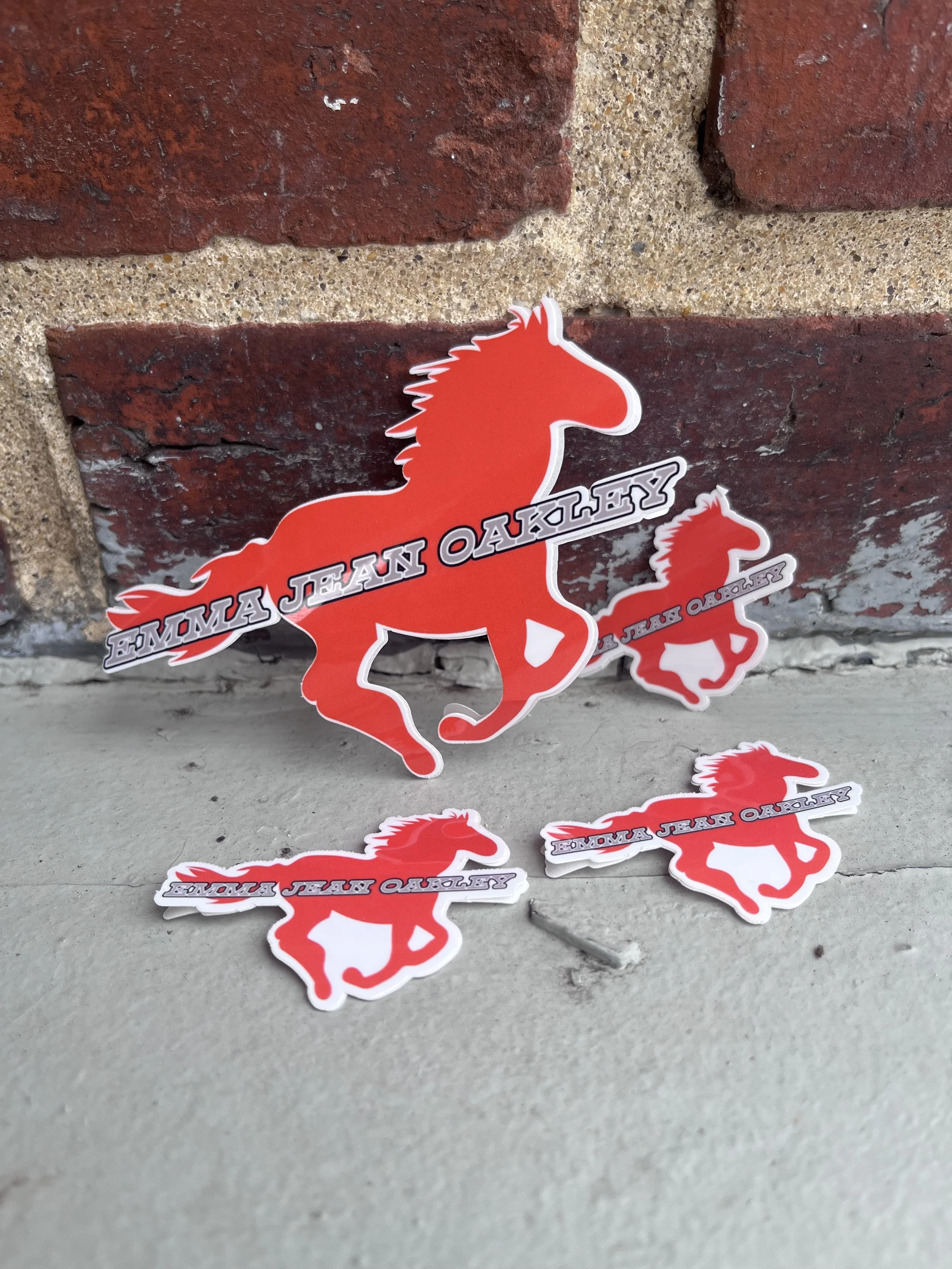 Horse Logo Vinyl Stickers