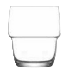 Empty glass container with a lid