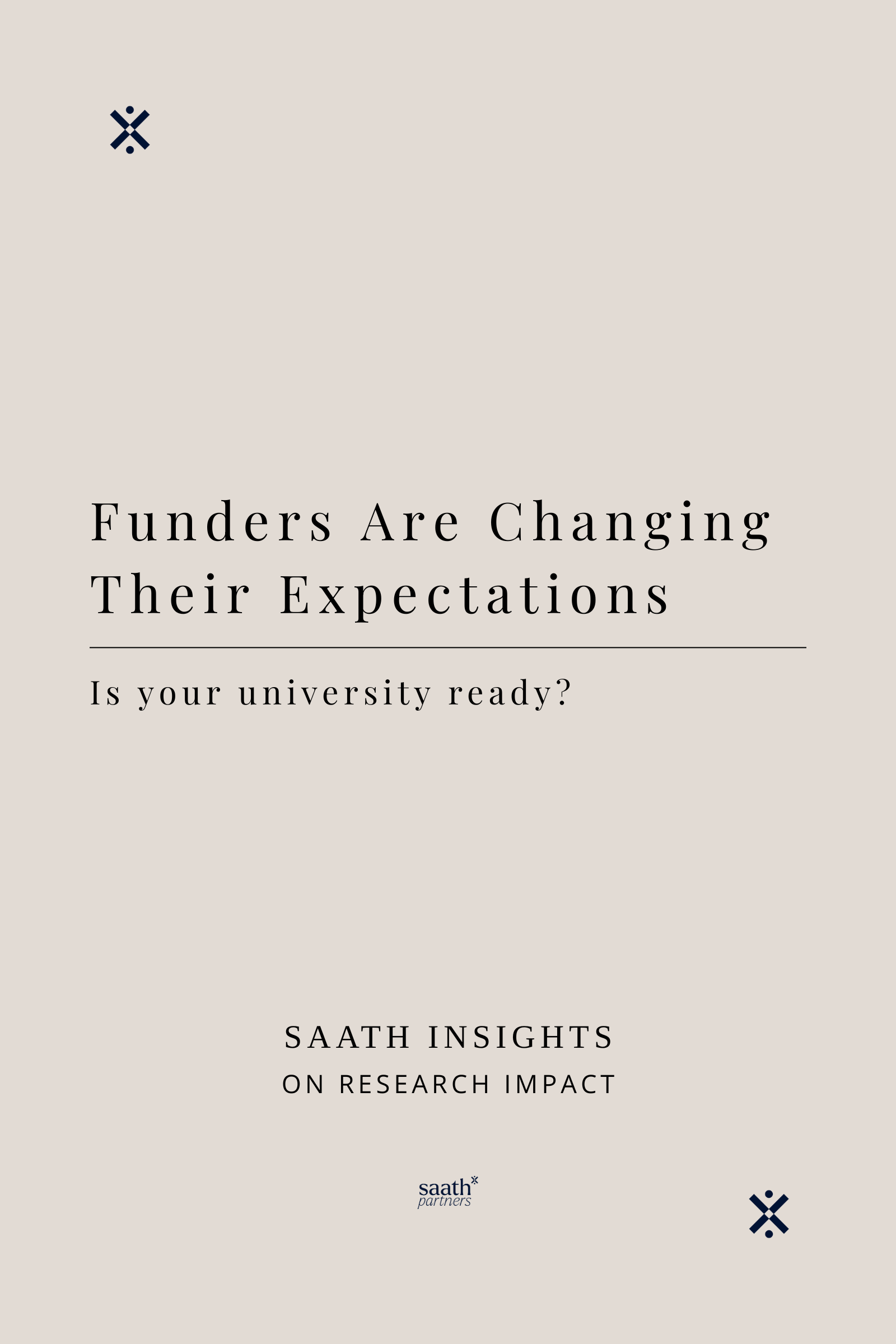 The expectations of philanthropic funders are changing. Is your university ready to meet them?
