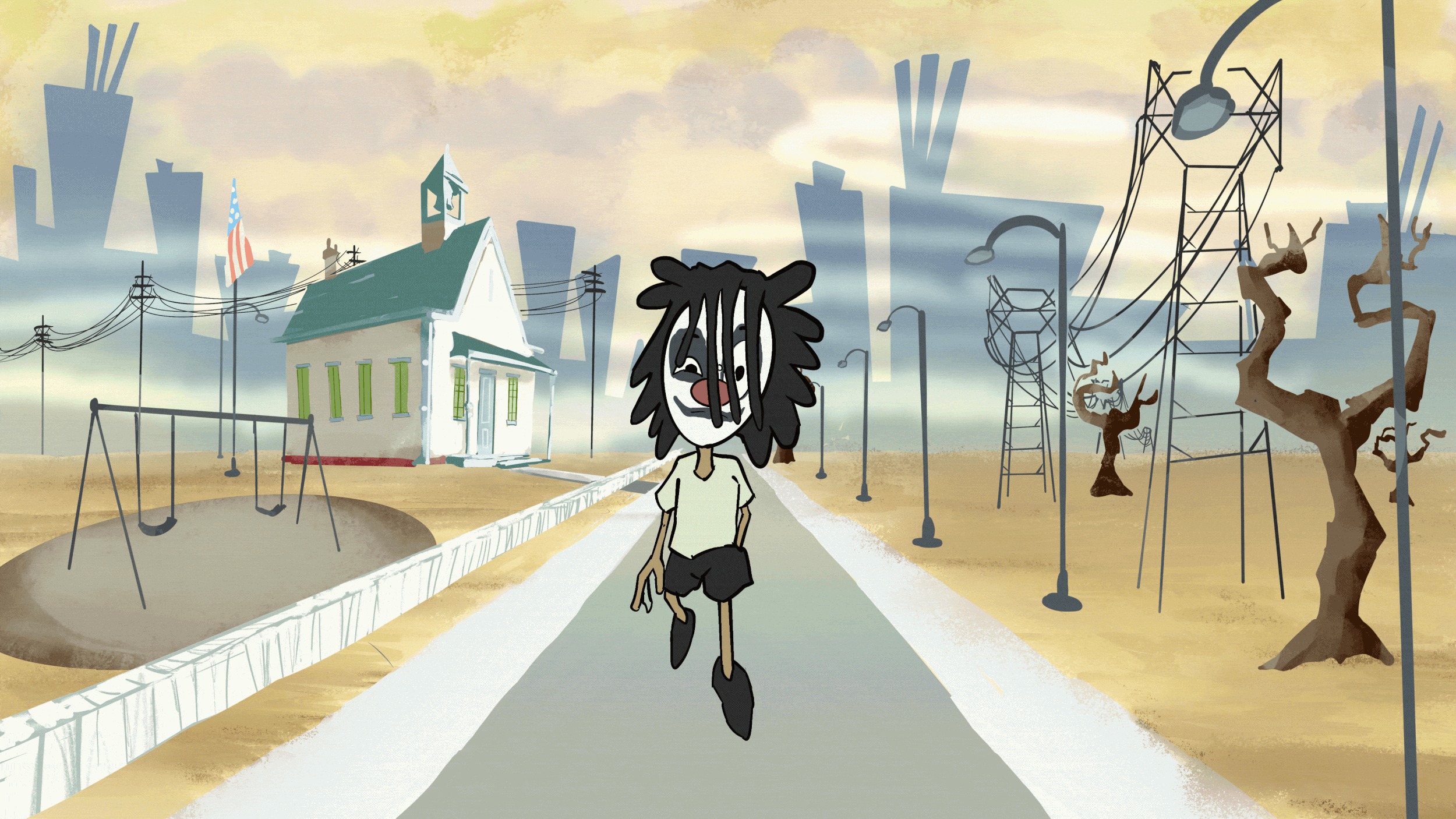 behind clown — aeter