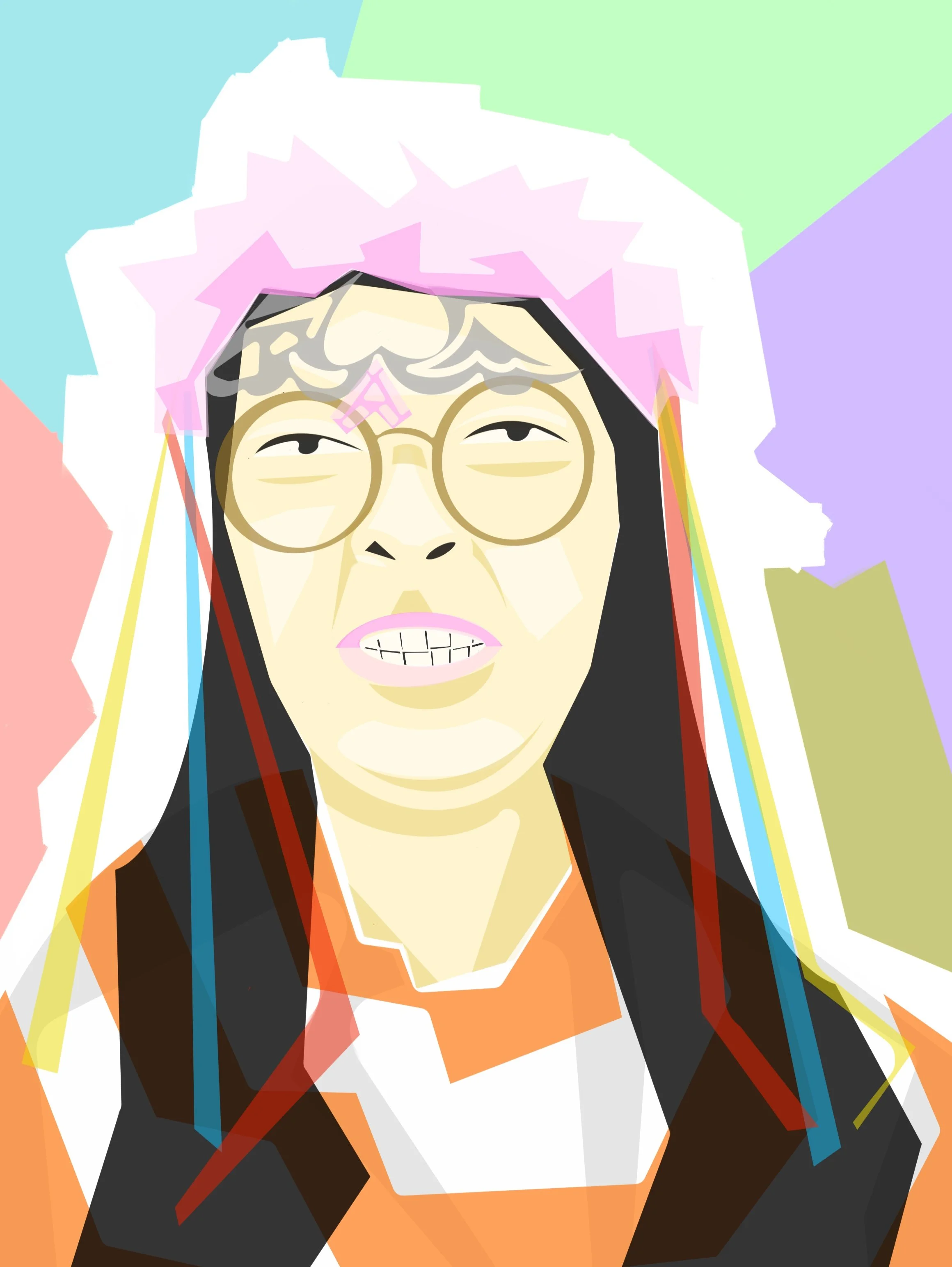 Bad Selfies - Lasso (Procreate)