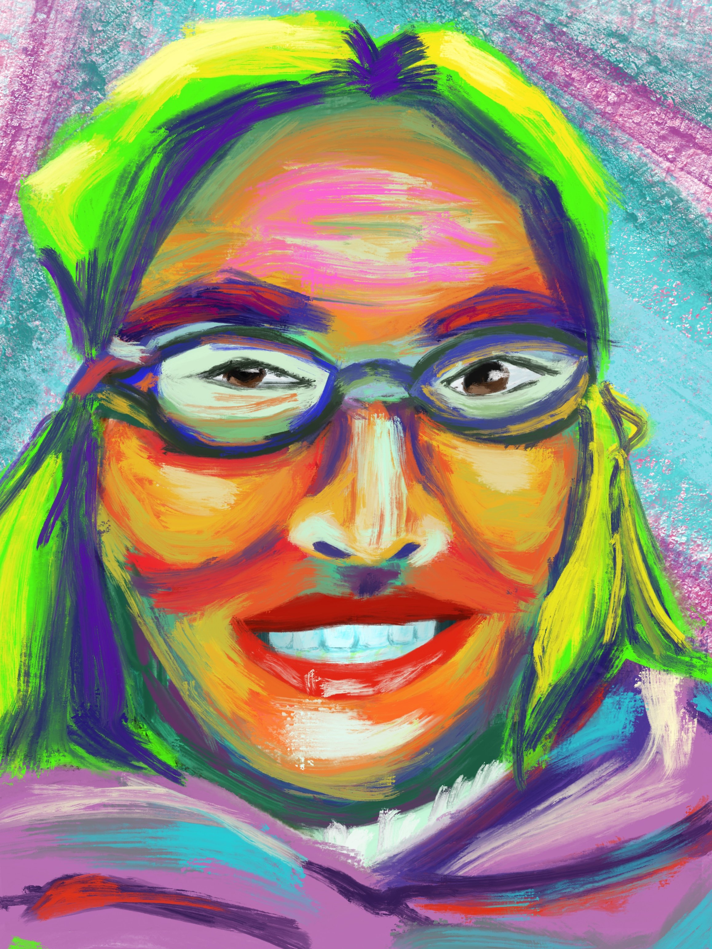 Bad Selfies - Crayon (Procreate)