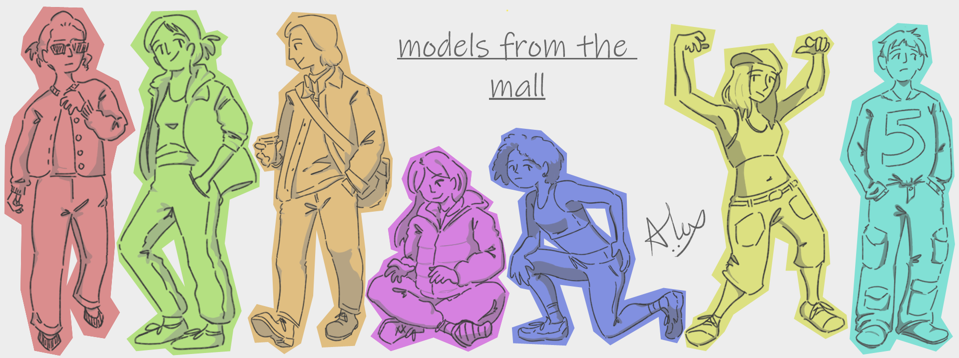 Models from the Mall (Photoshop)
