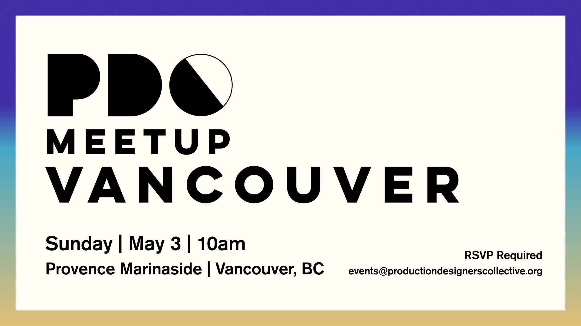 Production Designers Meetup Vancouver