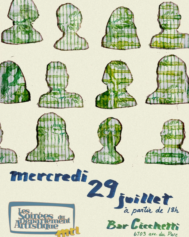 Les Soirées du Département Artistique | juillet 2026