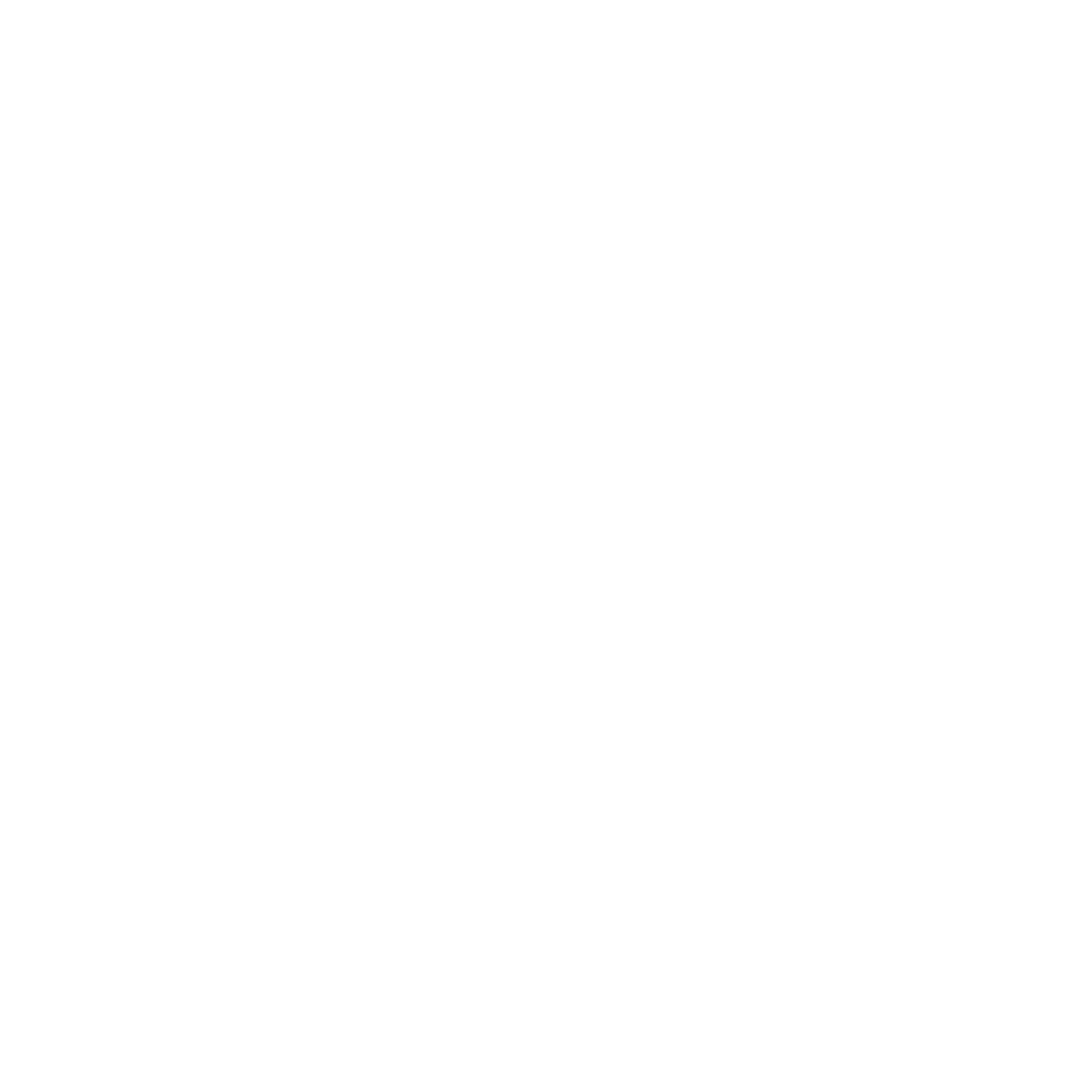 Outline drawing of a person wearing headphones with a microphone, depicted with white lines on a black background.