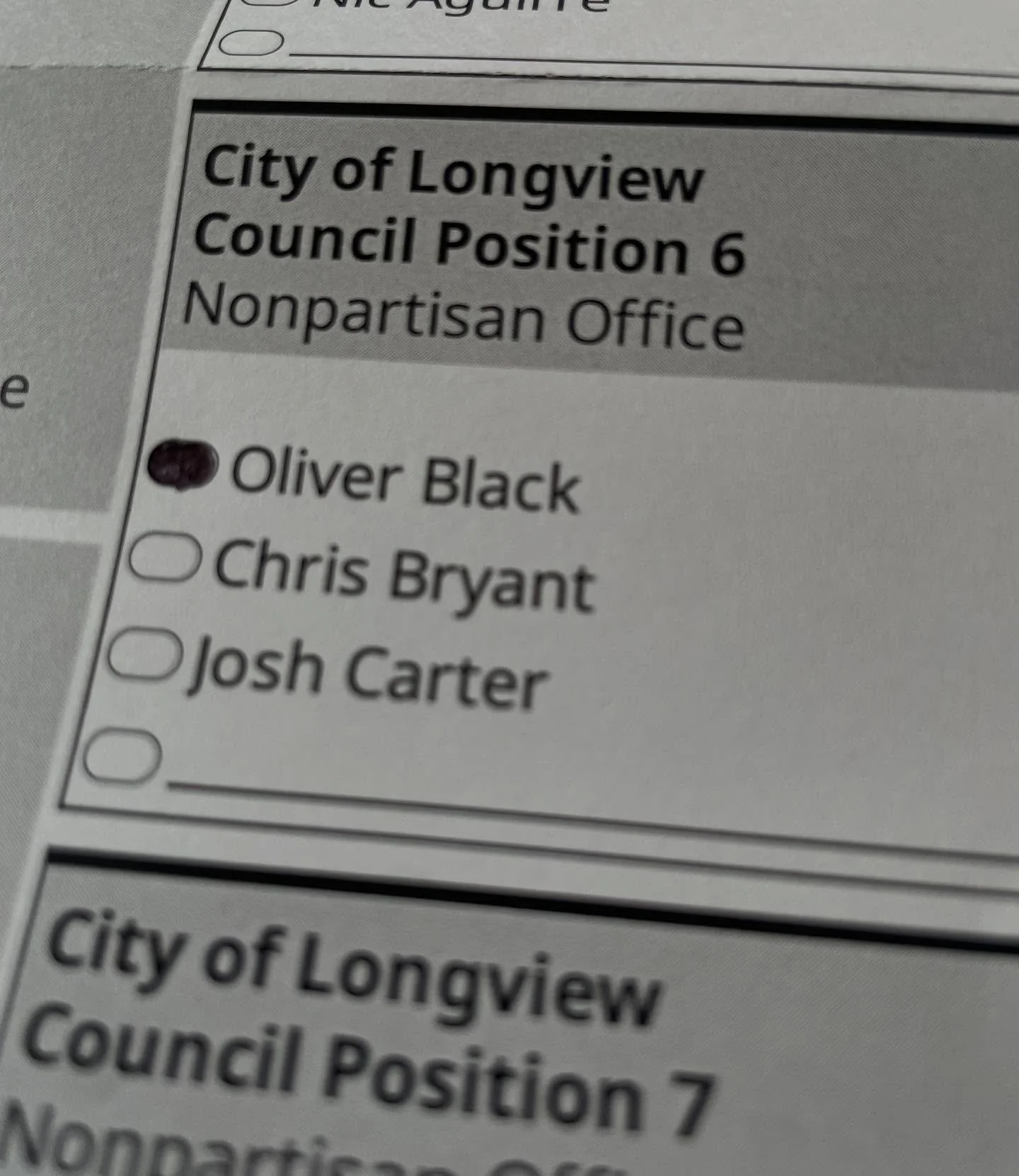 Don&rsquo;t forget to vote by August 5th!

If you live within city limits, you can vote for all three positions!

You can also vote if you&rsquo;re currently 17 but will be 18 before November 4th!

#blackforlongview #longviewwa