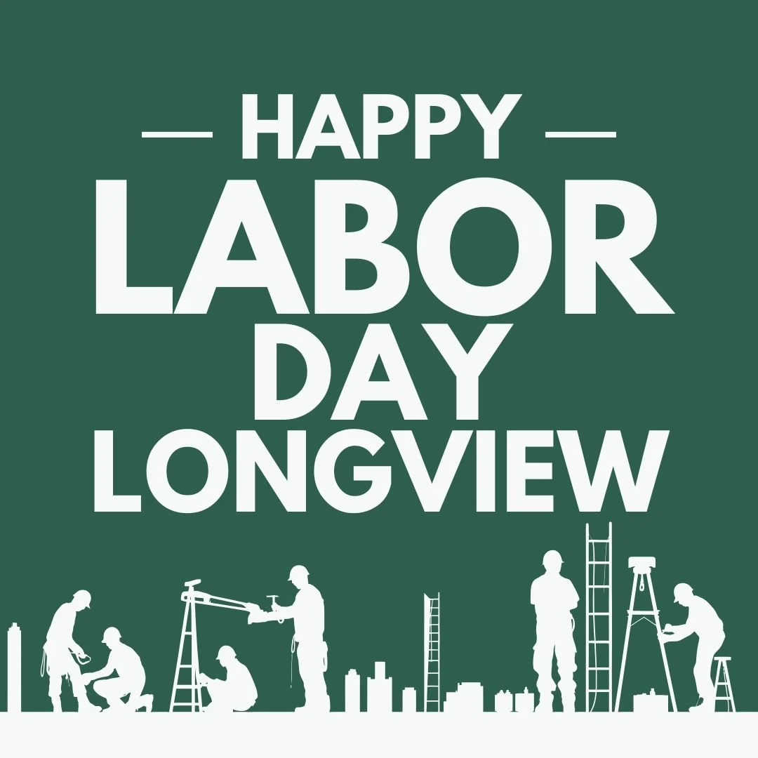 Happy Labor Day! Today we celebrate the fact that many voices speak louder than a powerful few. Let's continue to work together to make Longview thrive!