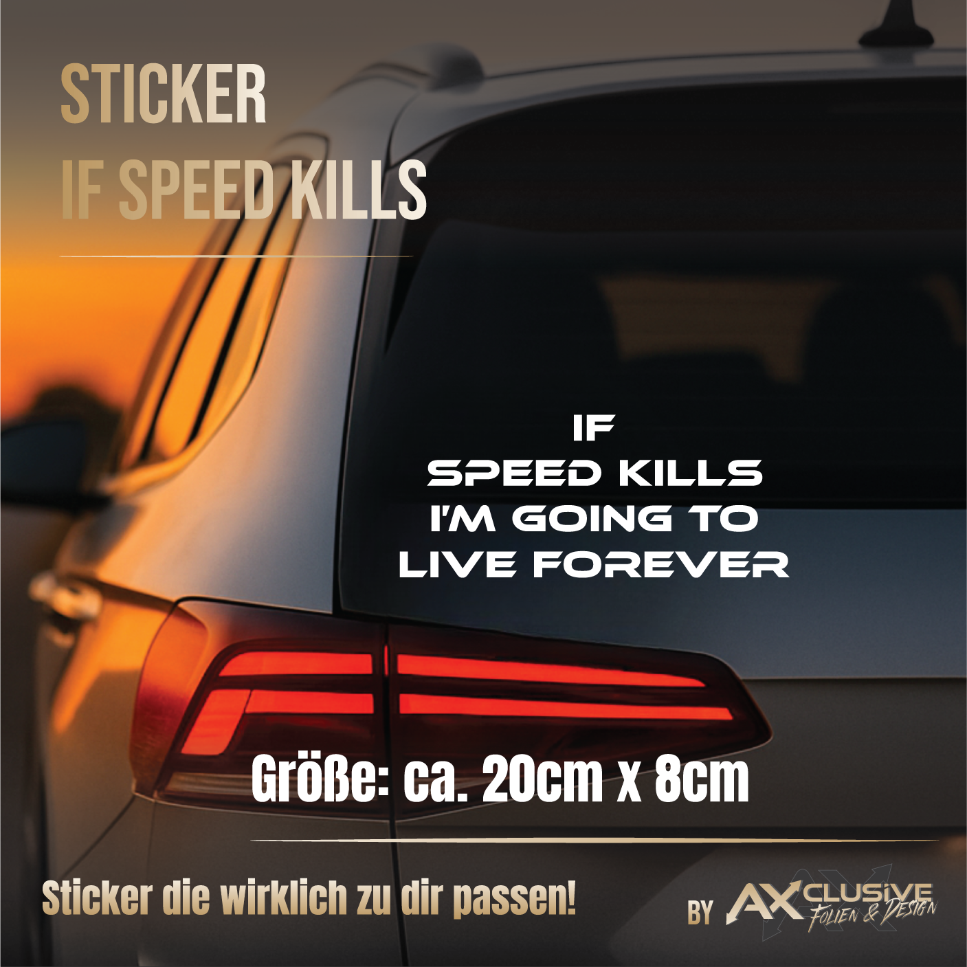 Sticker If Speed Kills