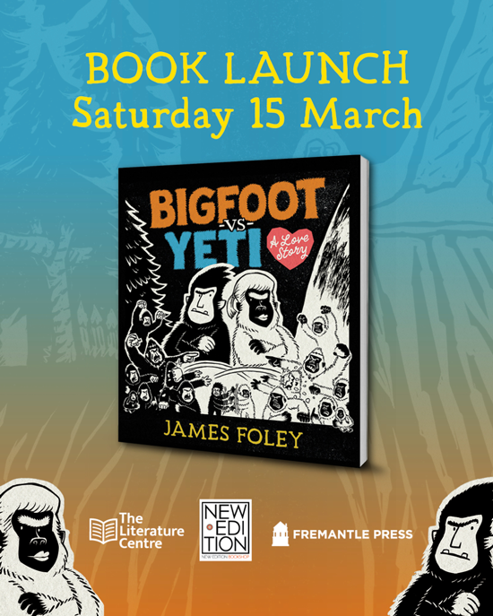 Book Launch – Bigfoot vs Yeti