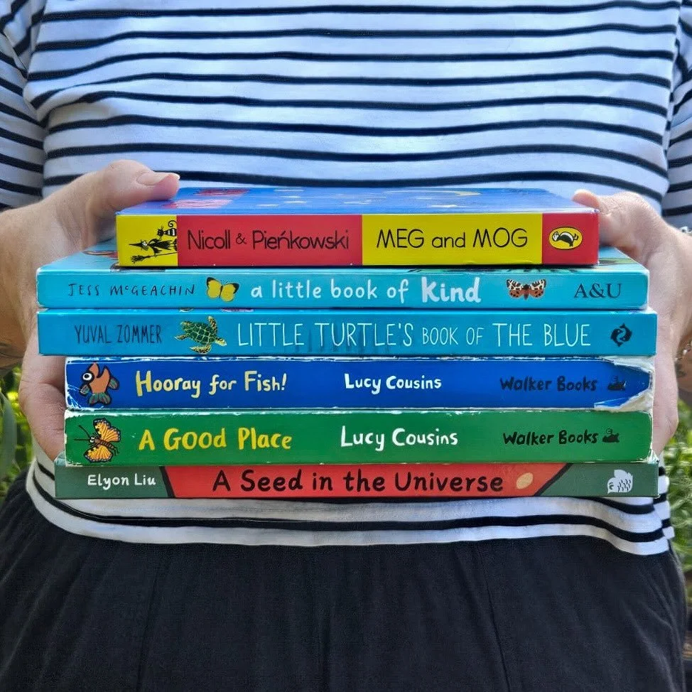 ✨STAFF TOP READS 2025: TODDLER EDITION✨

One of our youngest associates (Kat&rsquo;s toddler) had an enthusiastic year of reading, and re-reading and re-re-reading (times infinitum) lots of great books. Helen Nicoll&rsquo;s classic &lsquo;Meg and Mog