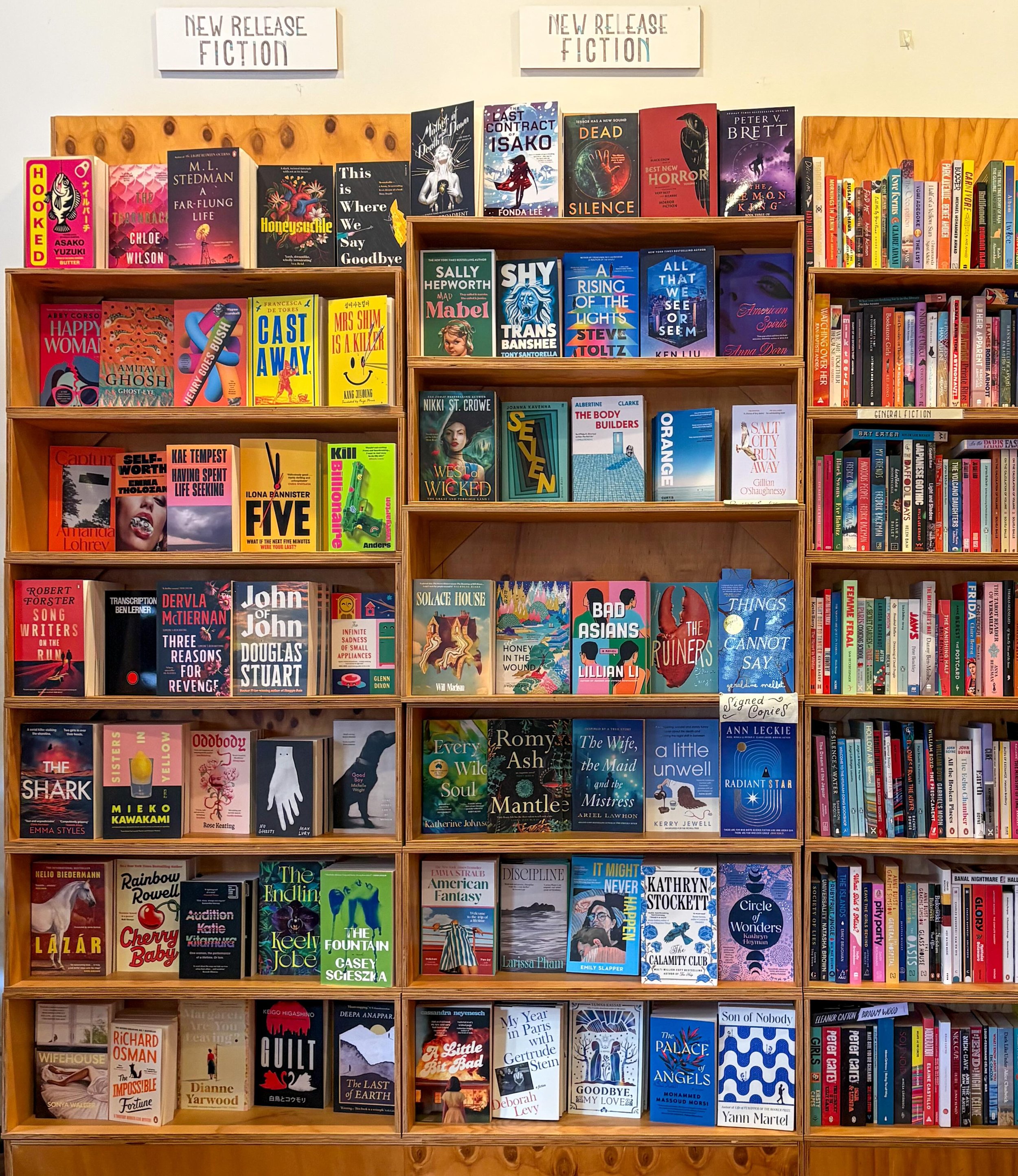 The sun is finally peeking out and we have a rainbow of new release fiction. 🌈🌈🌈