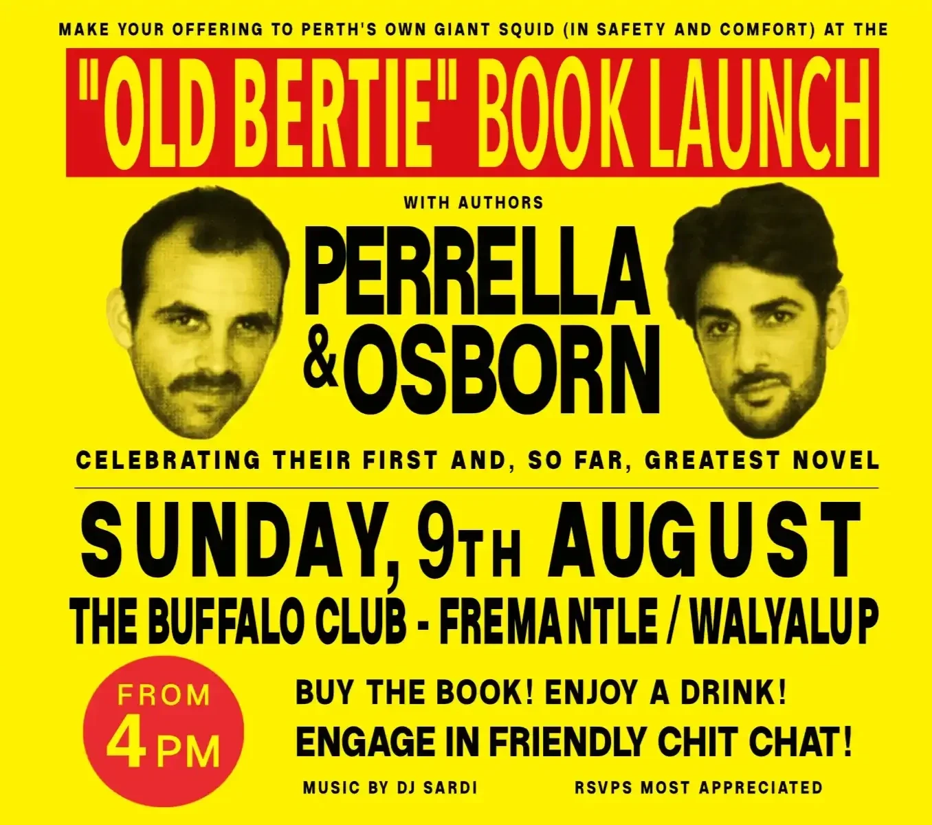 Book Launch - Old Bertie by Vincenzo Perrella &amp; Dan Osborn