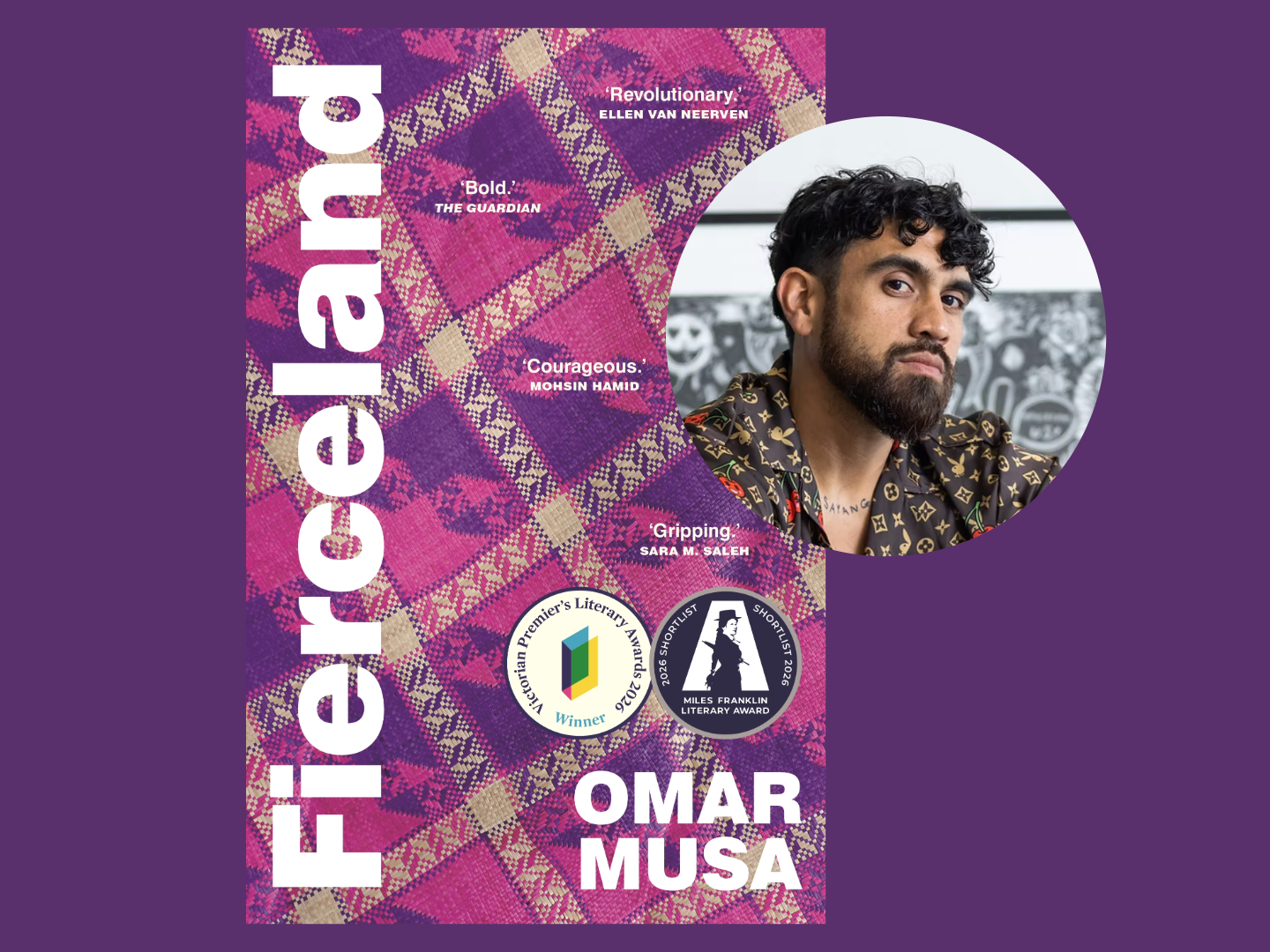 Fierceland by Omar Musa wins The 2026 Miles Franklin Literary Award
