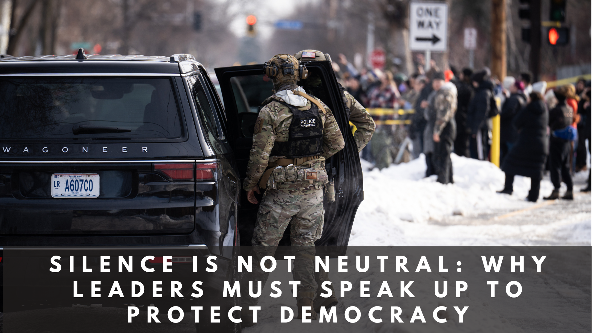 Silence is not neutral: why leaders must speak up to protect democracy