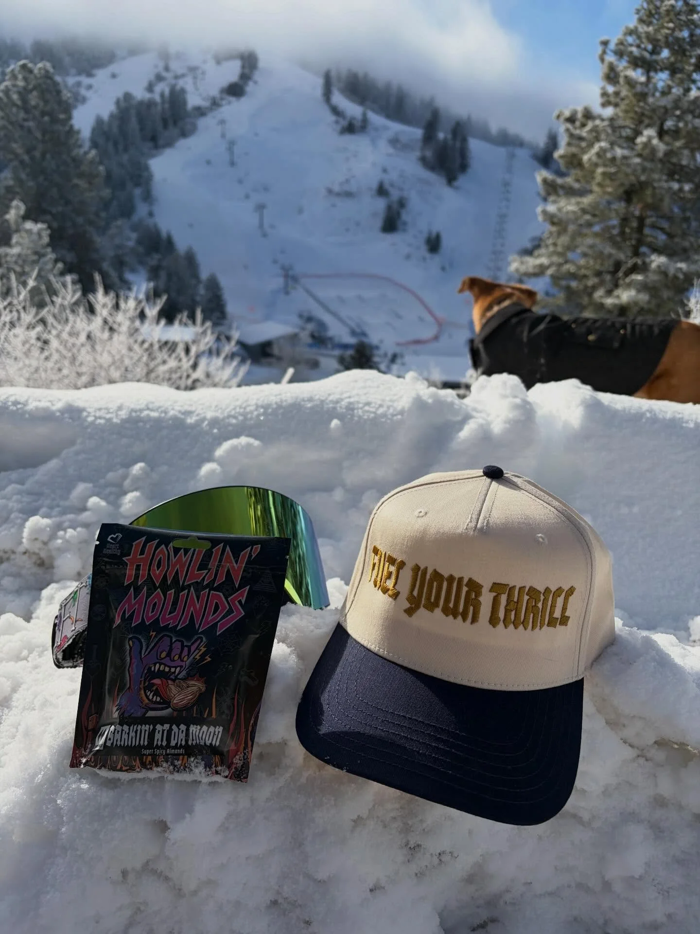 Fresh powder at @bogusbasin.
If you&rsquo;re not up there, what are you doing?

Ride hard. Snack harder.
No fake ingredients. No fake hype.

@deftoptics keeping your vision clear.
Local supporting local. That&rsquo;s how it&rsquo;s done.🤙🤘

Use DAW