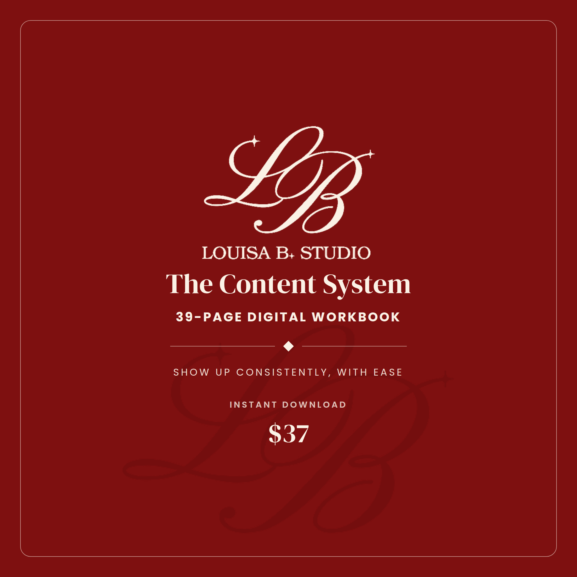 The Content System — A 39-Page Content & Caption Workbook