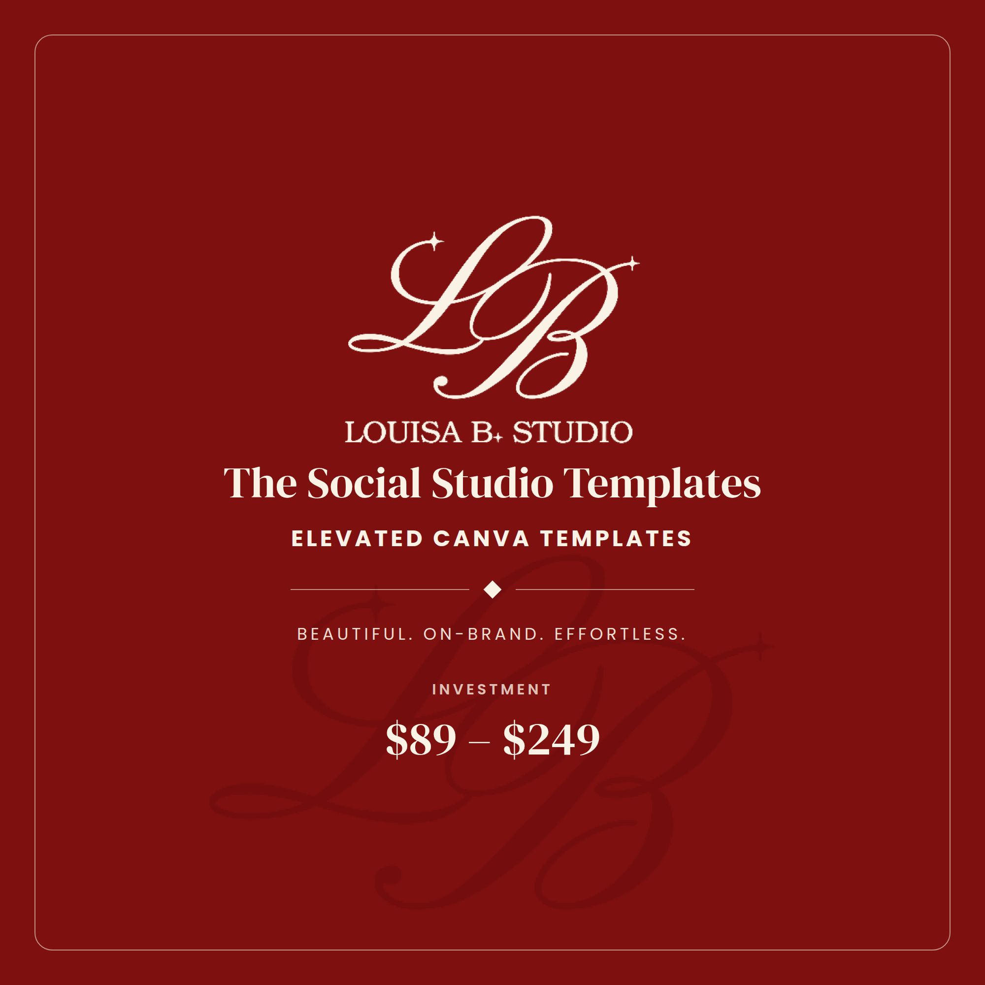 The Social Studio Templates — 23 Editable Canva Designs + Usage Playbook