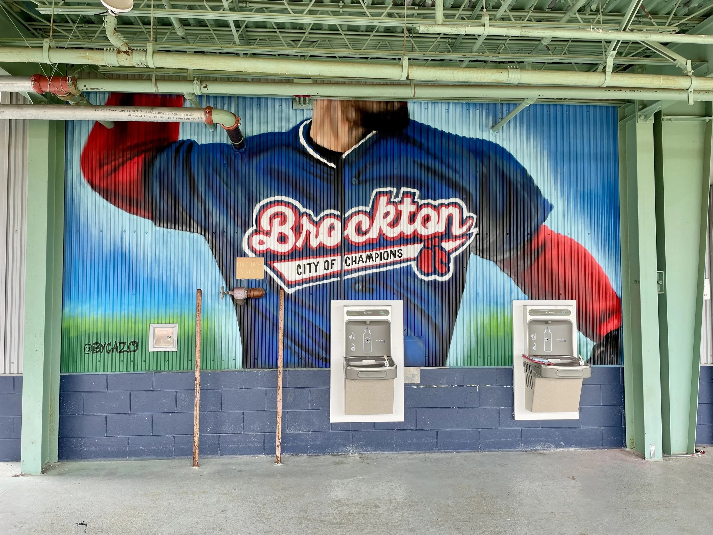 Brockton Rox Jersey Mural