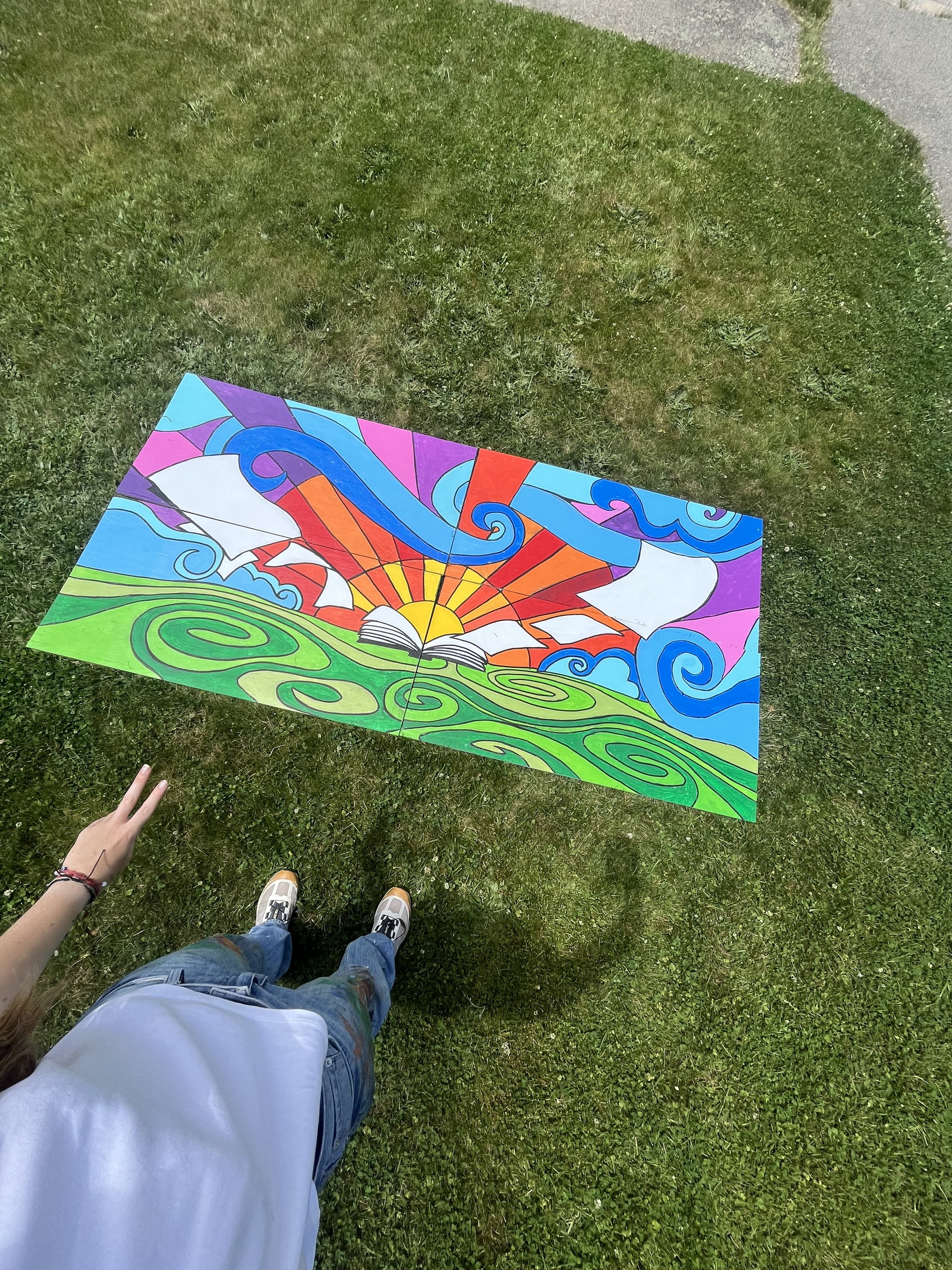 Brockton Park Mural Installation