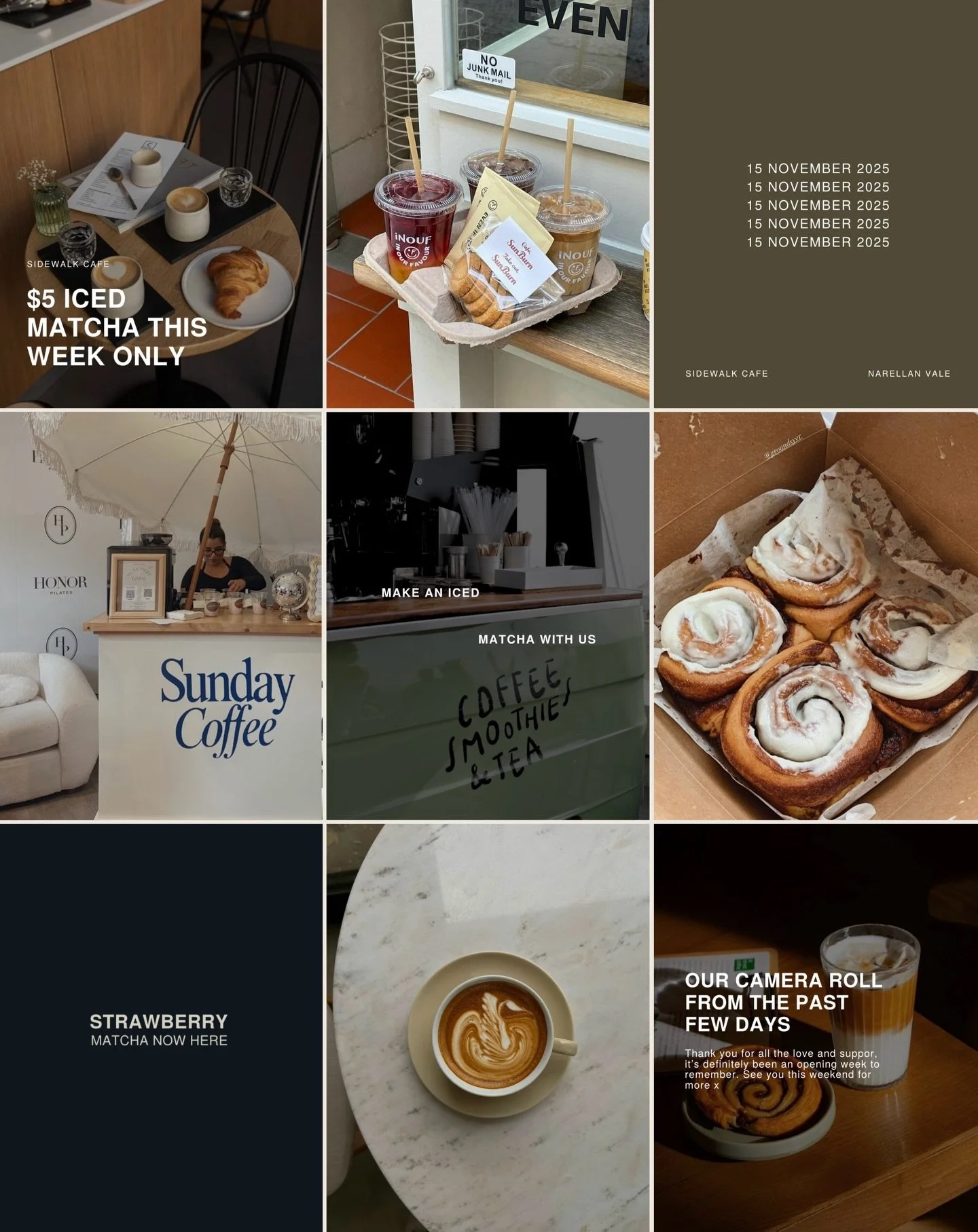 Designed visuals. Curated feeds. 💚

Our social graphics package is designed to create design-led feeds that just work. Sidewalk Society came to us pre-launch looking for aesthetic templates they could use across their feed for months to come. Check 