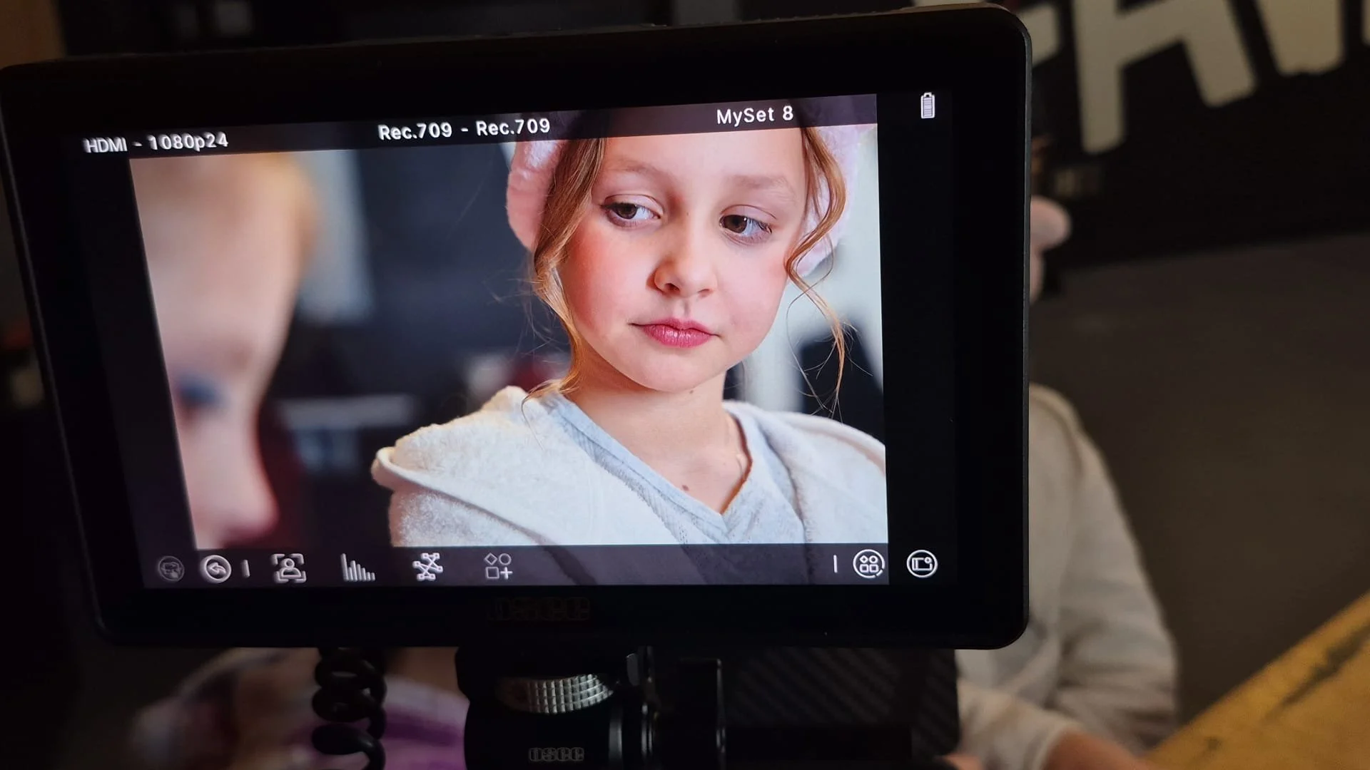 Photos from the filming process of the music clip for the song “Jamp”.