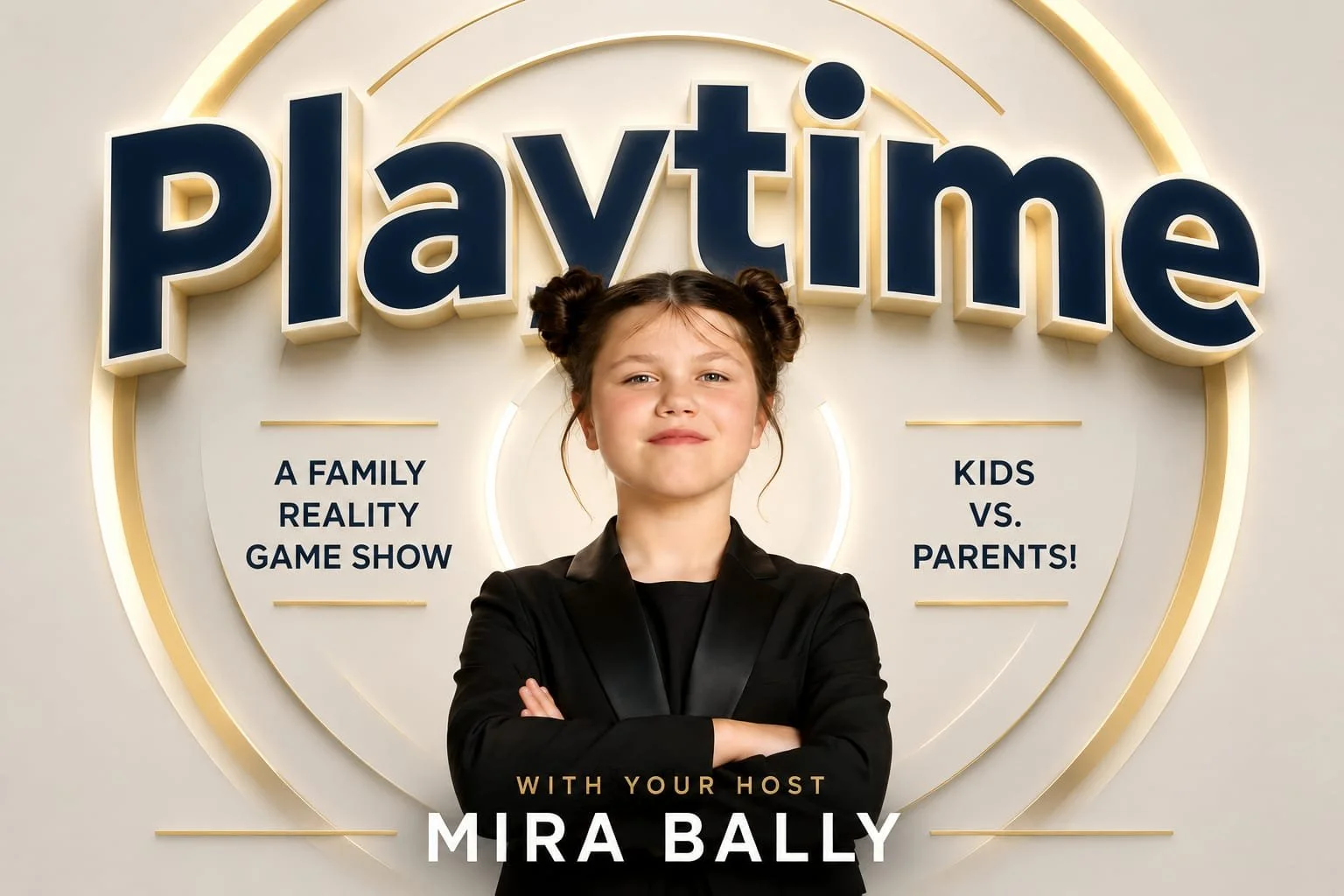 “Playtime” - A family reality game show with Mira Bally - Kids vs. Parents! Applications to participate in the game show and television filming are open until June 1, 2026.