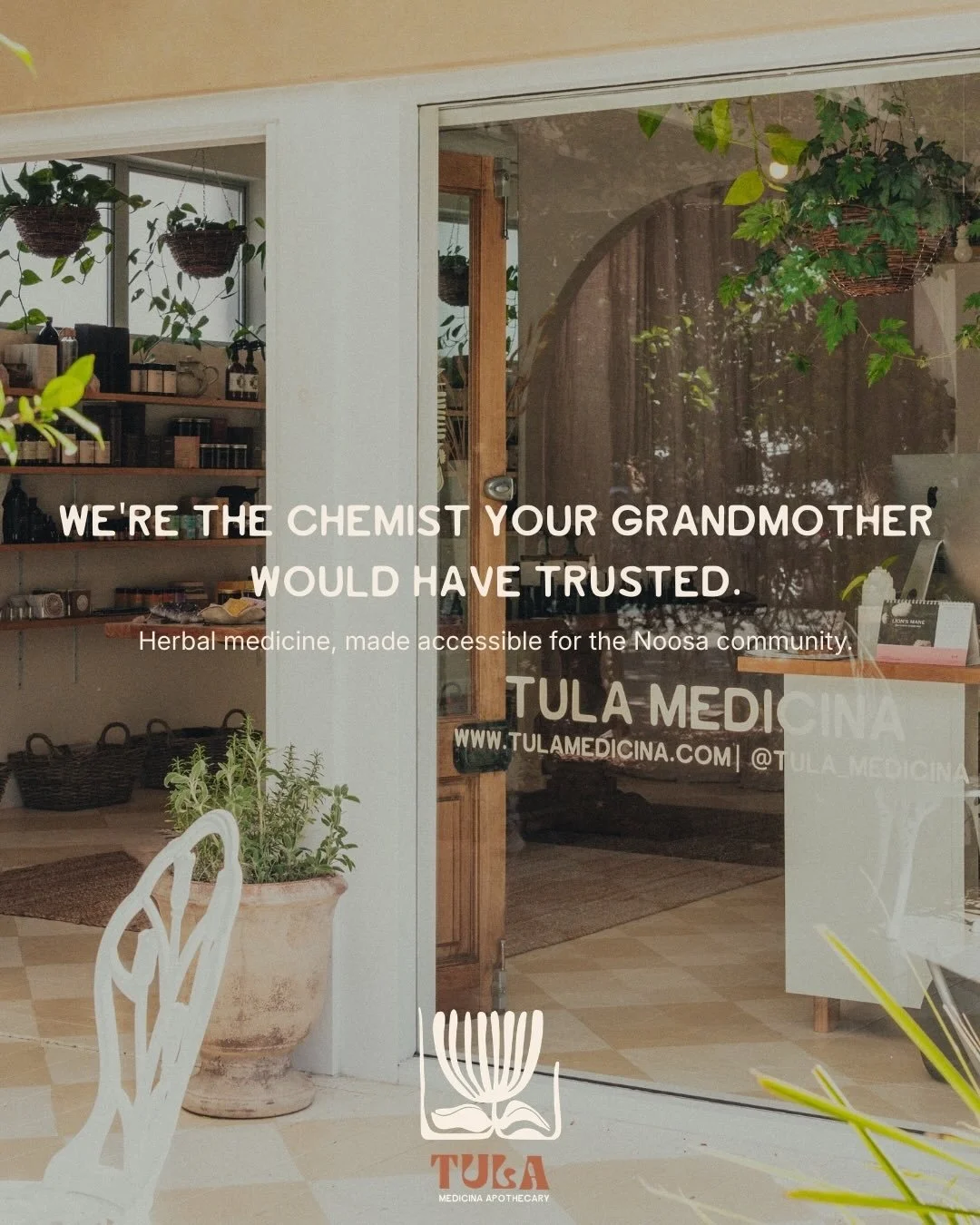 Herbal medicine has been around for thousands of years and now it&rsquo;s here for you, right in the heart of Noosa. Swipe to find out more about our beautiful apothecary and what it can offer to you. 
Walk ins welcome for acute needs, for deeper ong