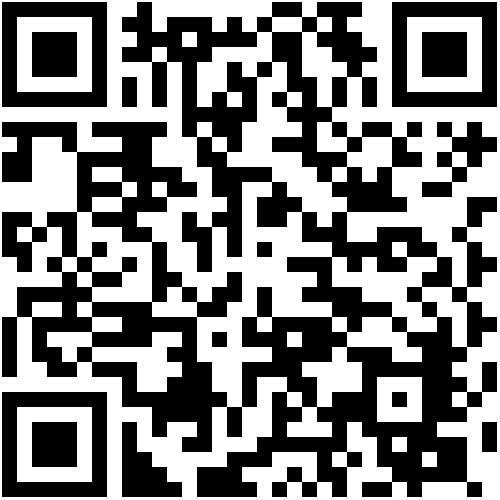 Un codice QR in bianco e nero.