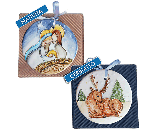 FORMELLE di CERAMICA ARTISTICA - Natale 2026